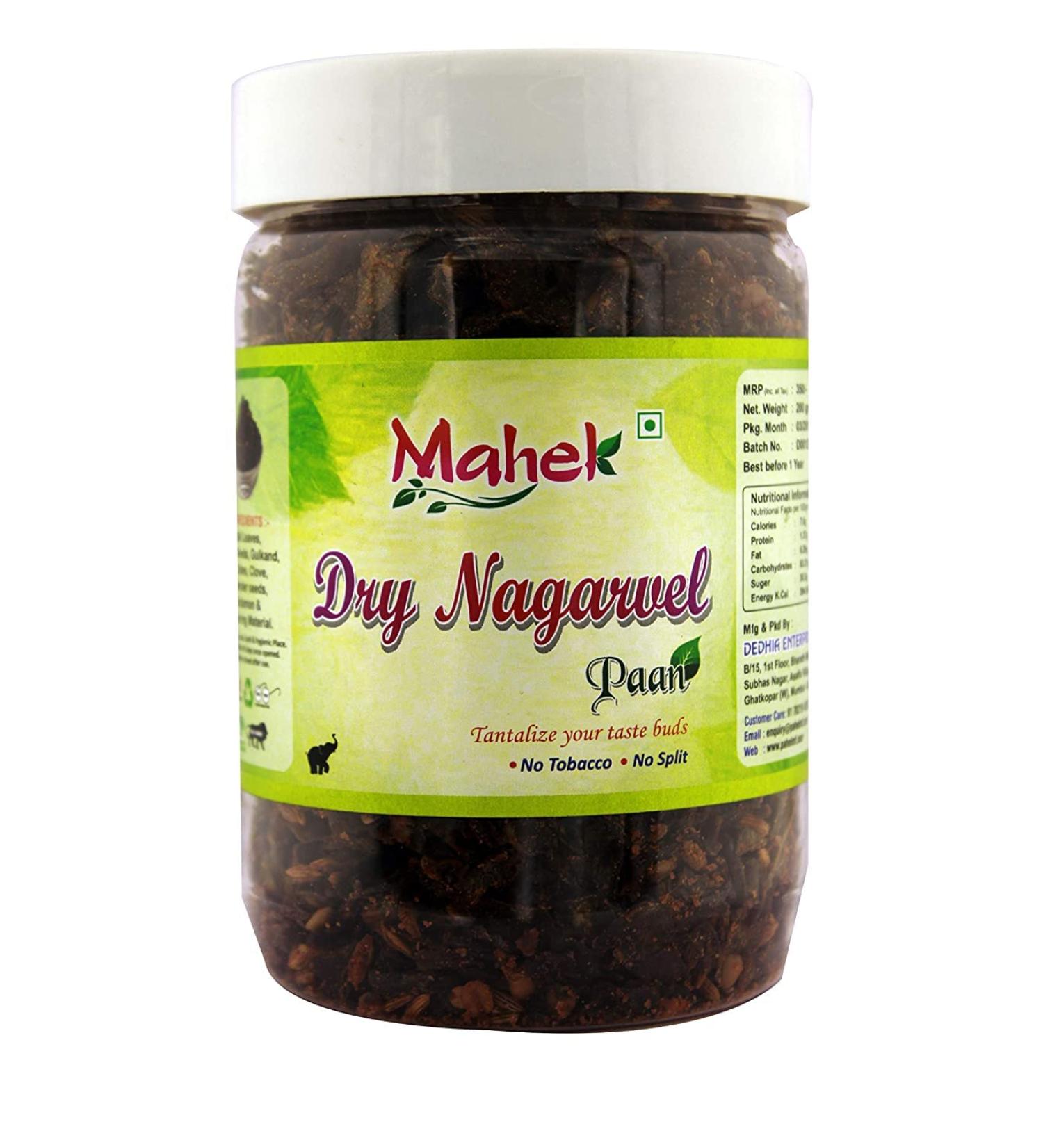 Mahek Dry Nagarvel Paan 200 Gram_Packing May Vary