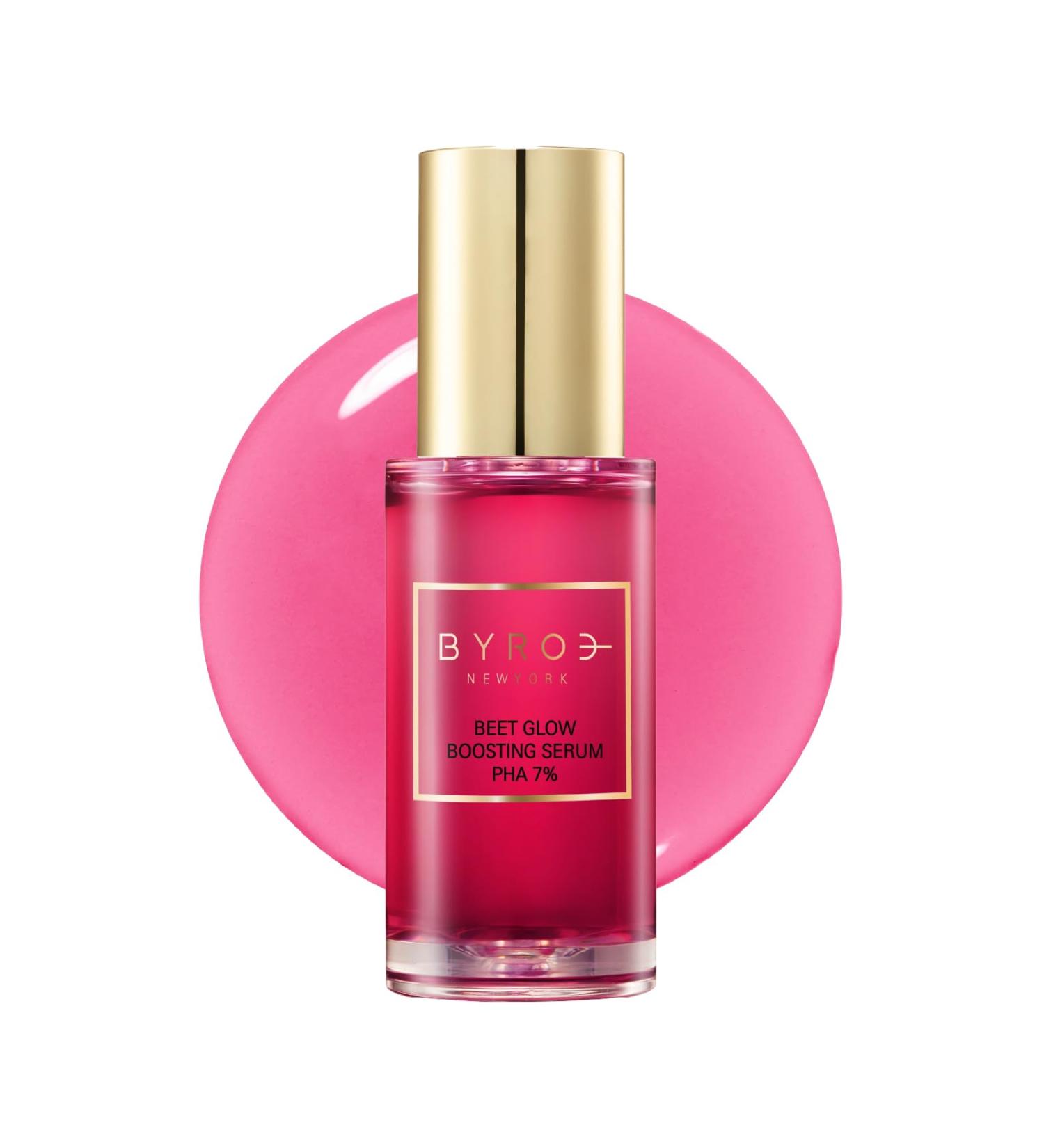 BYROE Beet Glow Boosting Face Serum - Brightening Vegan Serum with Peptides & Vitamin C | Target Redness & Dullness for Smooth Complexion | 1.01 Fl Oz - Buy Online on GoSupps.com
