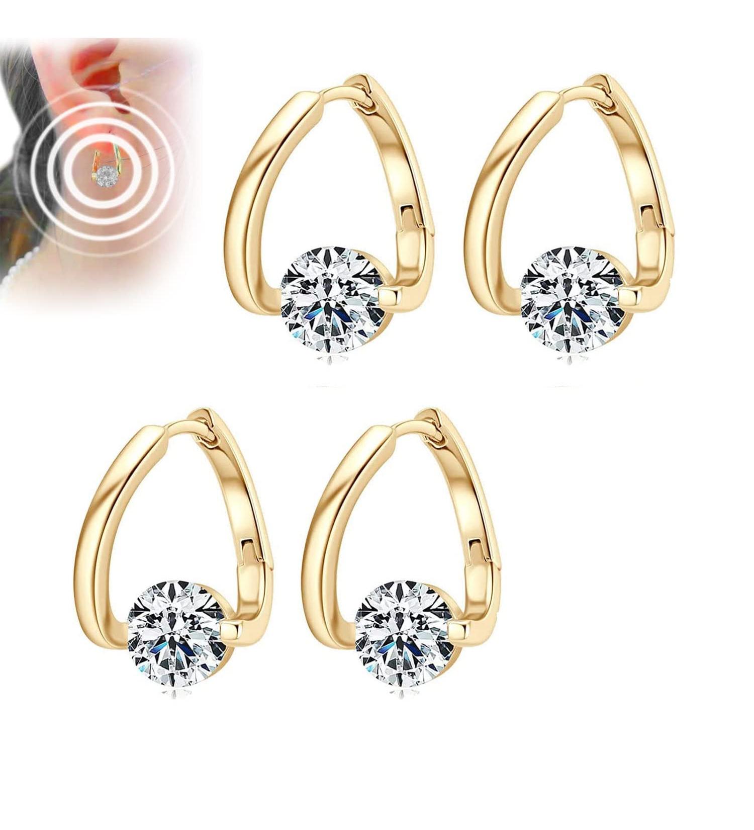 Halolux Lymphvity Germanium Earrings - Magnetic Therapy for Weight Loss & Lymphatic Drainage - Buy Online on GoSupps.com