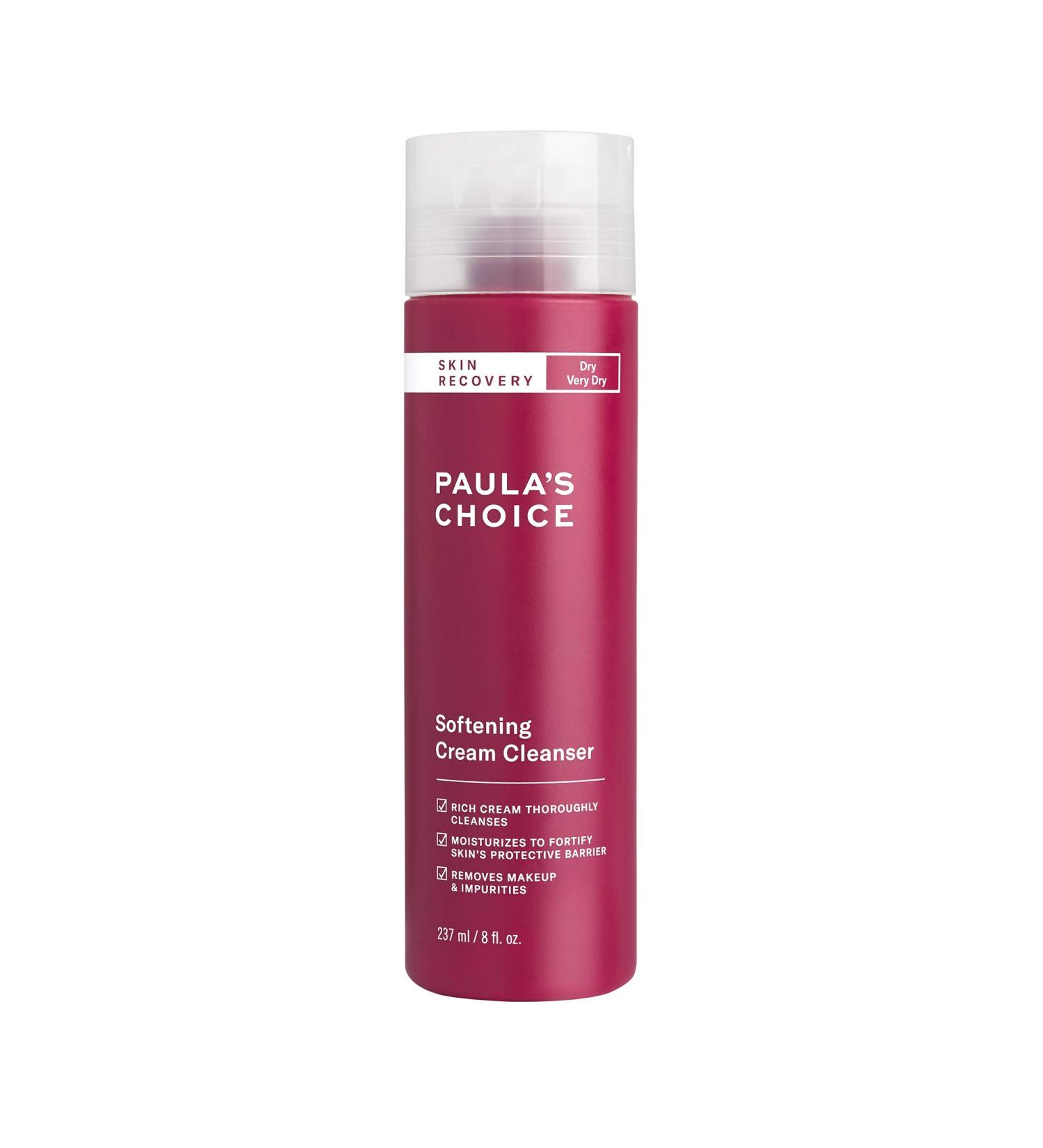 Paula's Choice SKIN RECOVERY Cream Cleanser - 8oz Bottle for Redness and Rosacea Prone Skin - Buy Online on GoSupps.com
