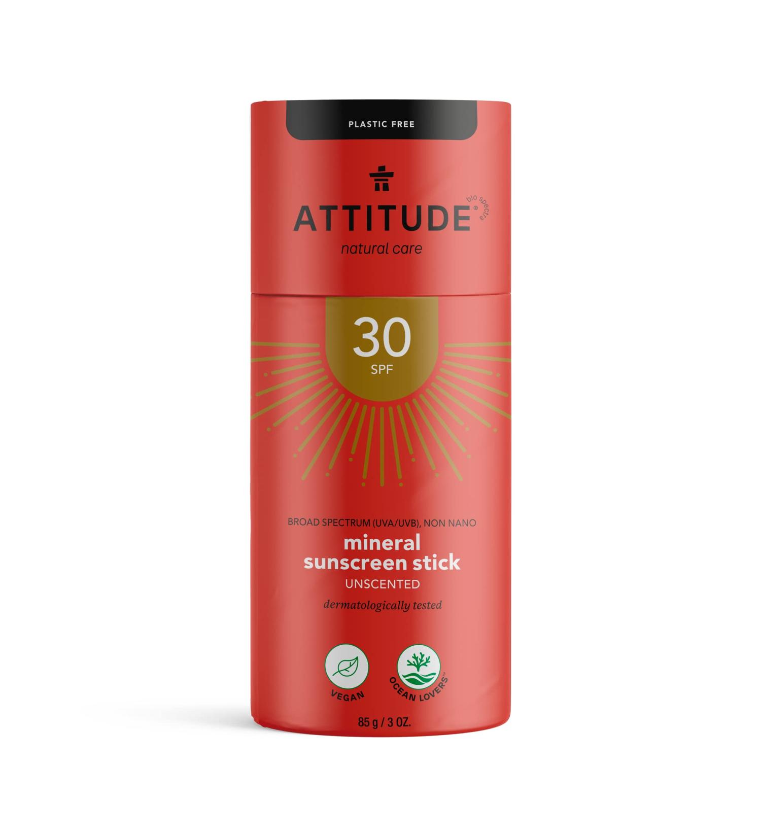  ATTITUDE Solar Stick - SPF 30 - Unscented - Buy Online on GoSupps.com