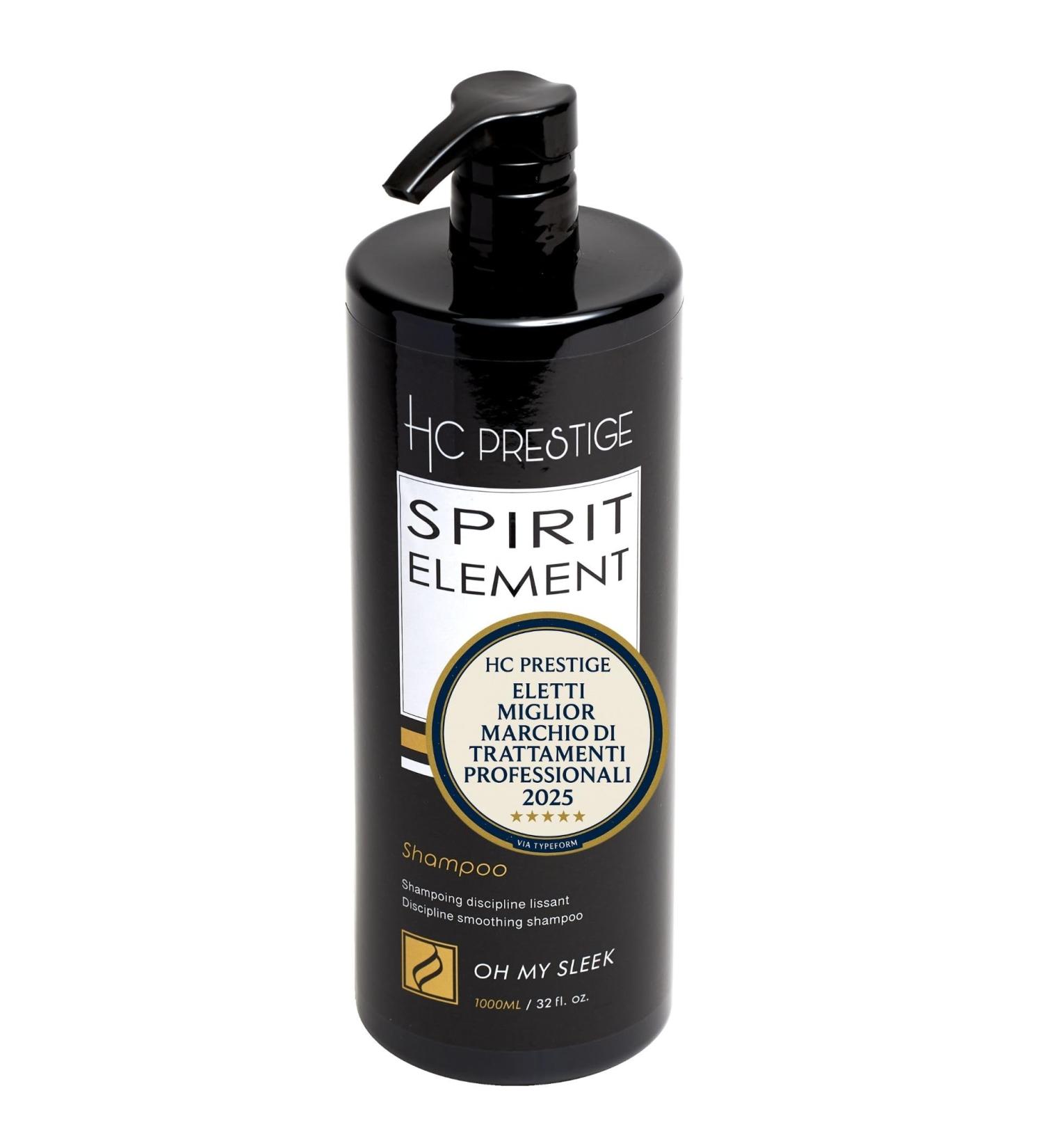  HC PRESTIGE Professional Sulfate-Free Shampoo - Natural Hair Care with Macadamia Oil and Keratin - Made in France - 96% Natural (1000ml Smoothing Shampoo) - Buy Online on GoSupps.com