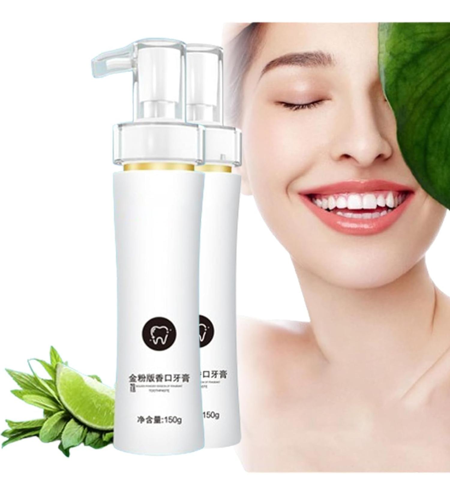 oihgerg Renhe Artisanal Toothpaste Probiotic Whitening Toothpaste Cavity Protection Fluoride-Free Protection for Sensitive Teeth and Gums (2pcs) - Buy Online on GoSupps.com