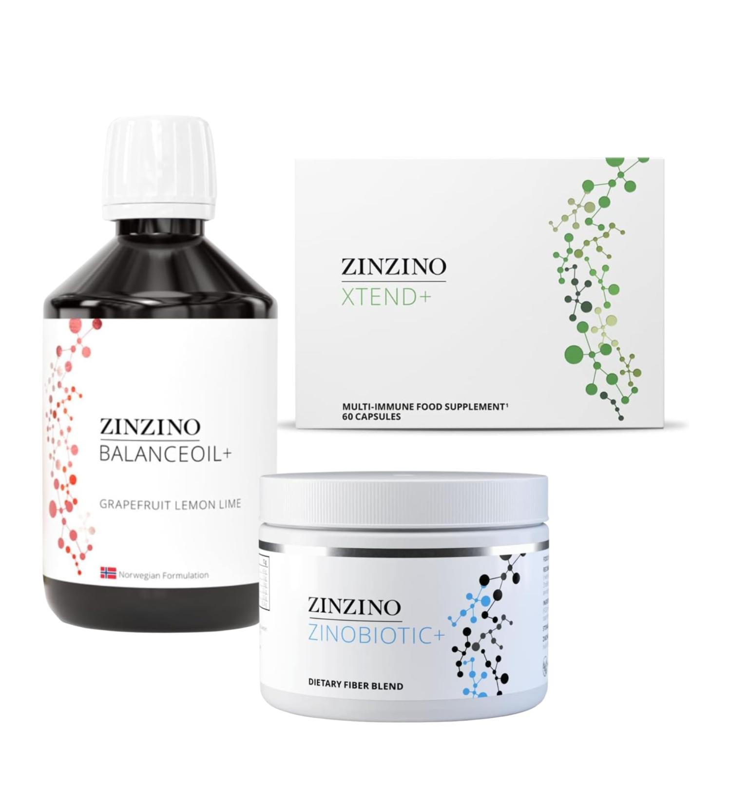  ZinZino ZinZino Health Protocol Kit - BalanceOil+ Grapefruit Lemon-Lime 300ml ZinoBiotic+ & Xtend+ - Complete Supplement Kit - Buy Online on GoSupps.com