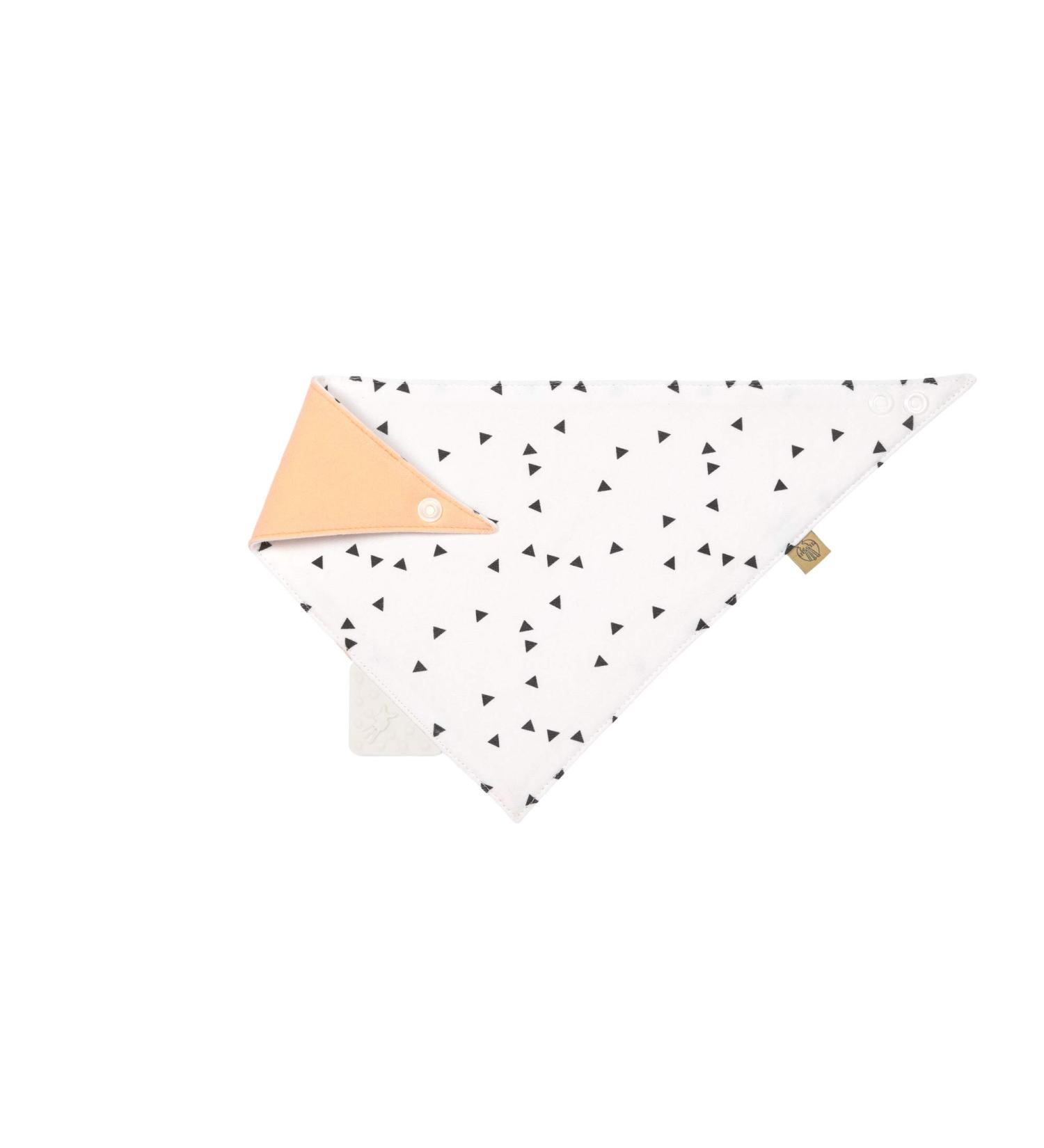 Buy Casual Baby Bandana Bib - Orange Cotton Double-Sided Absorbent & Portable | Little Spookies - Buy Online on GoSupps.com