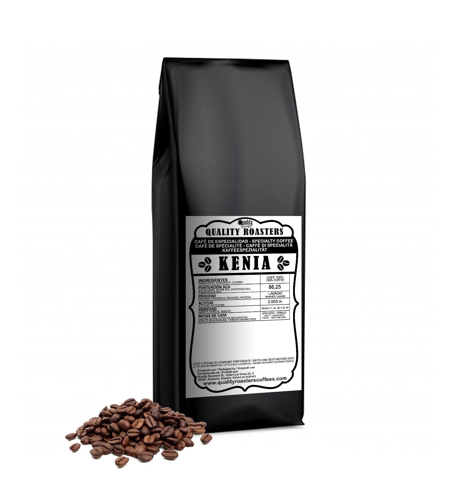 Quality Roasters Coffees. Specialty roasted coffee beans. Single origin Kenya. Medium roast washed process. Hand roasted. 1 Kg - Buy Online on GoSupps.com