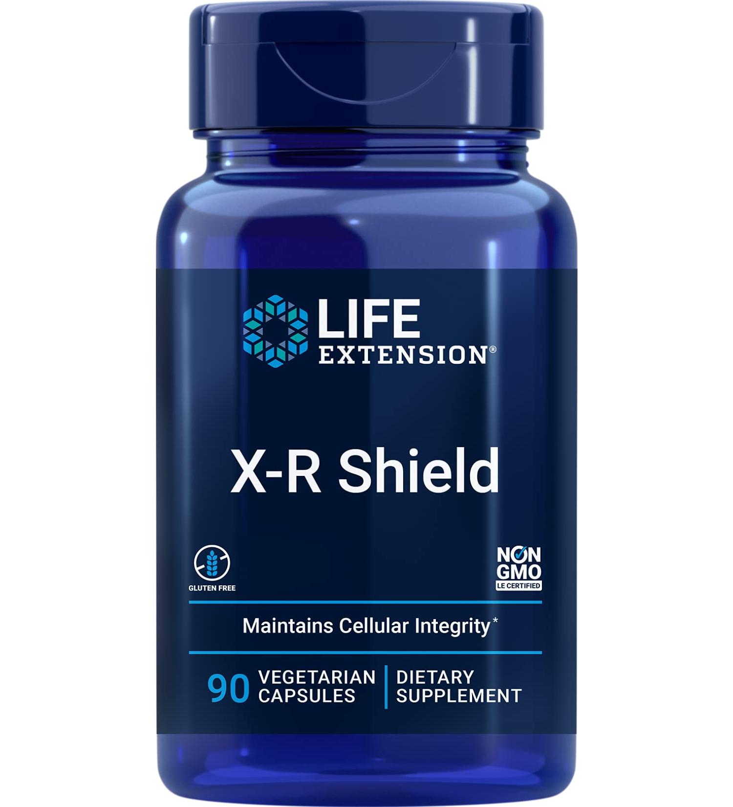 Life Extension X-R Shield - 90 Vegetarian Capsules for Enhanced Cellular Protection - Buy Online on GoSupps.com