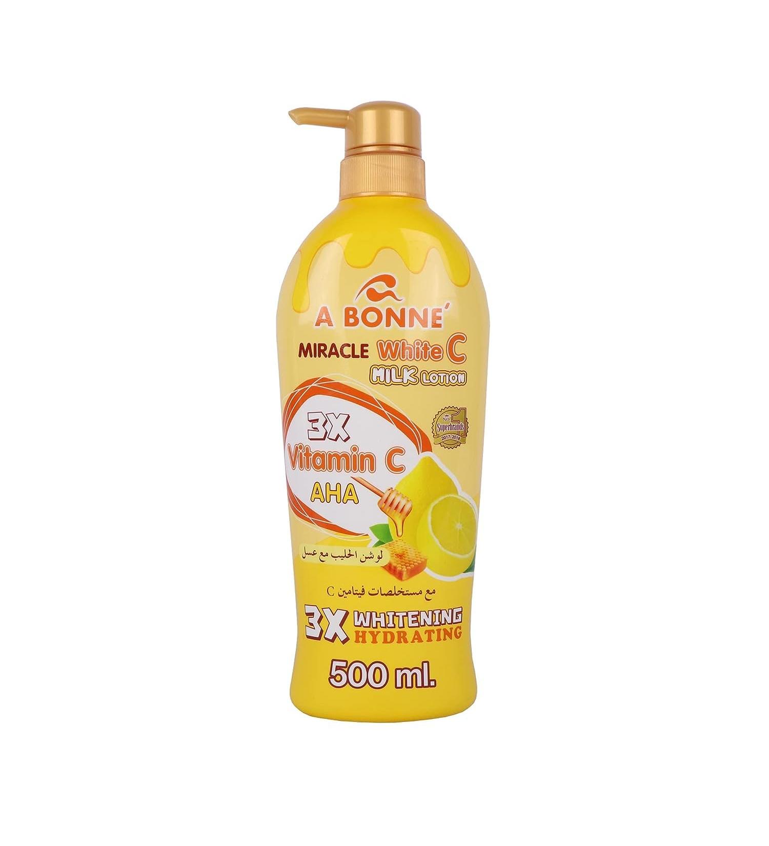 A Bonne Miracle White C Vitamin C and Honey Formula Milk Lotion 500ml