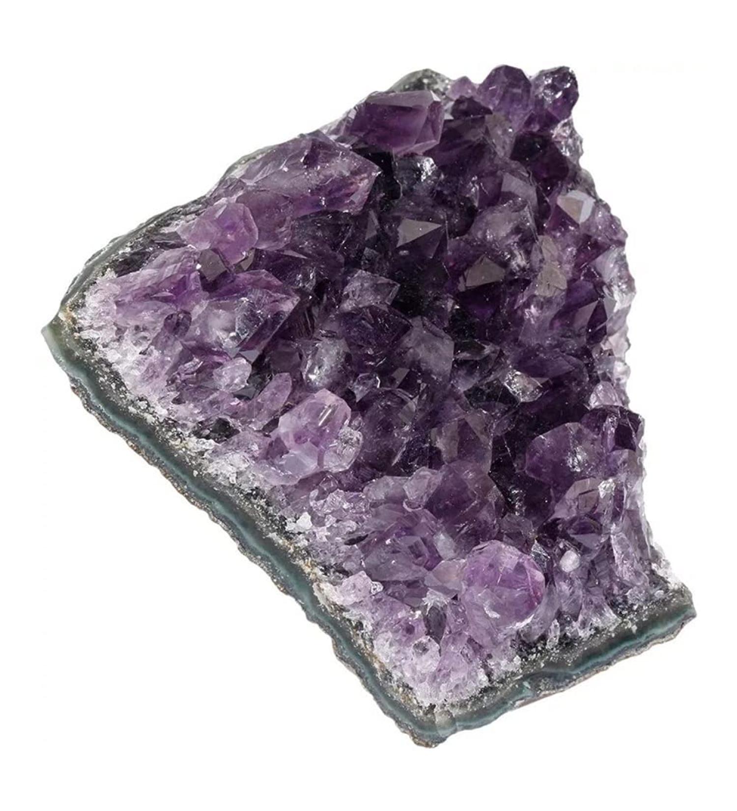 Natural Crystal Rough Stone Crafts Small Size Natural Purple Amethyst Quartz Stone Cluster Geode 1PC 150g-200g - Buy Online on GoSupps.com