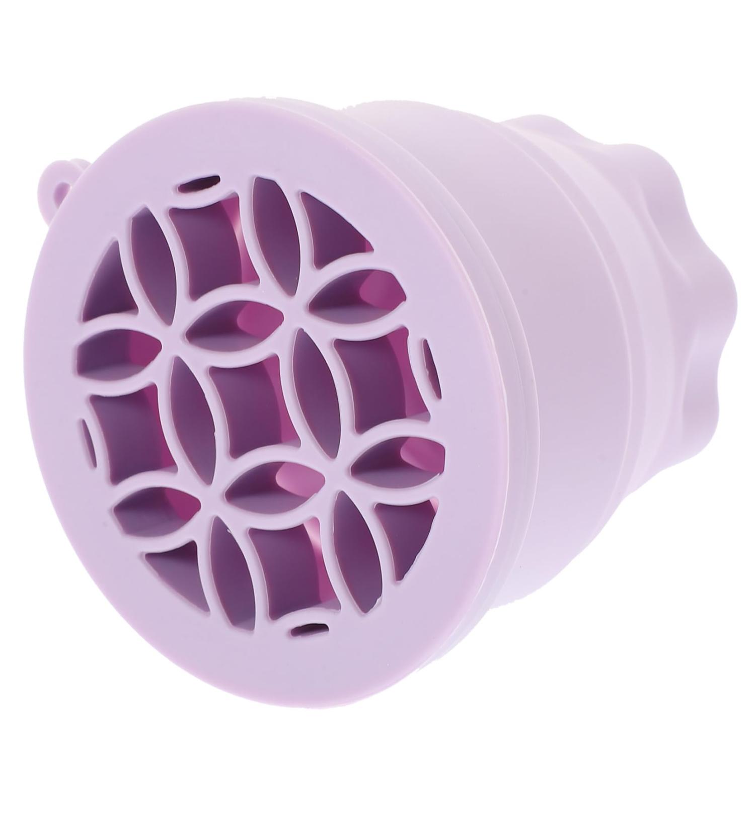 Mipcase Tool Makeup Brush Makeup Cleaner for Brush Cleaner Mat Brush Cleaning Cup Brush Cleaning Pad Silicone Brush Scrubber Washer Cosmetic Silica Gel Purple 9.2X9.2X8.6CM Purple - Buy Online on GoSupps.com