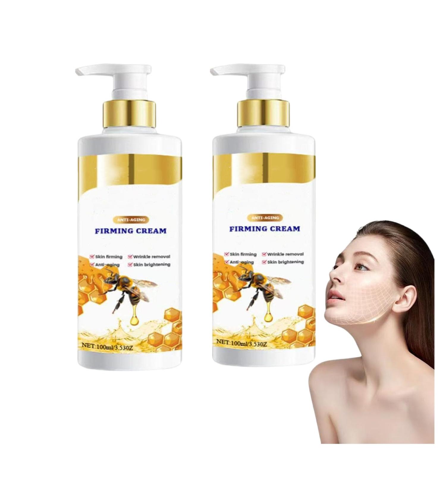  JIAOY Set of 2 firming anti-aging creams with bee venom - Skin care serum - Restores skin elasticity - Natural skin firming serum for everyone - Buy Online on GoSupps.com