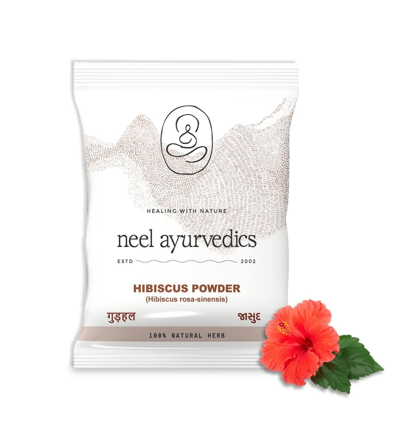  Neel Ayurvedics Neel Ayurvedics Jasud Phool | Gudhal Powder - 300 GM - Buy Online on GoSupps.com
