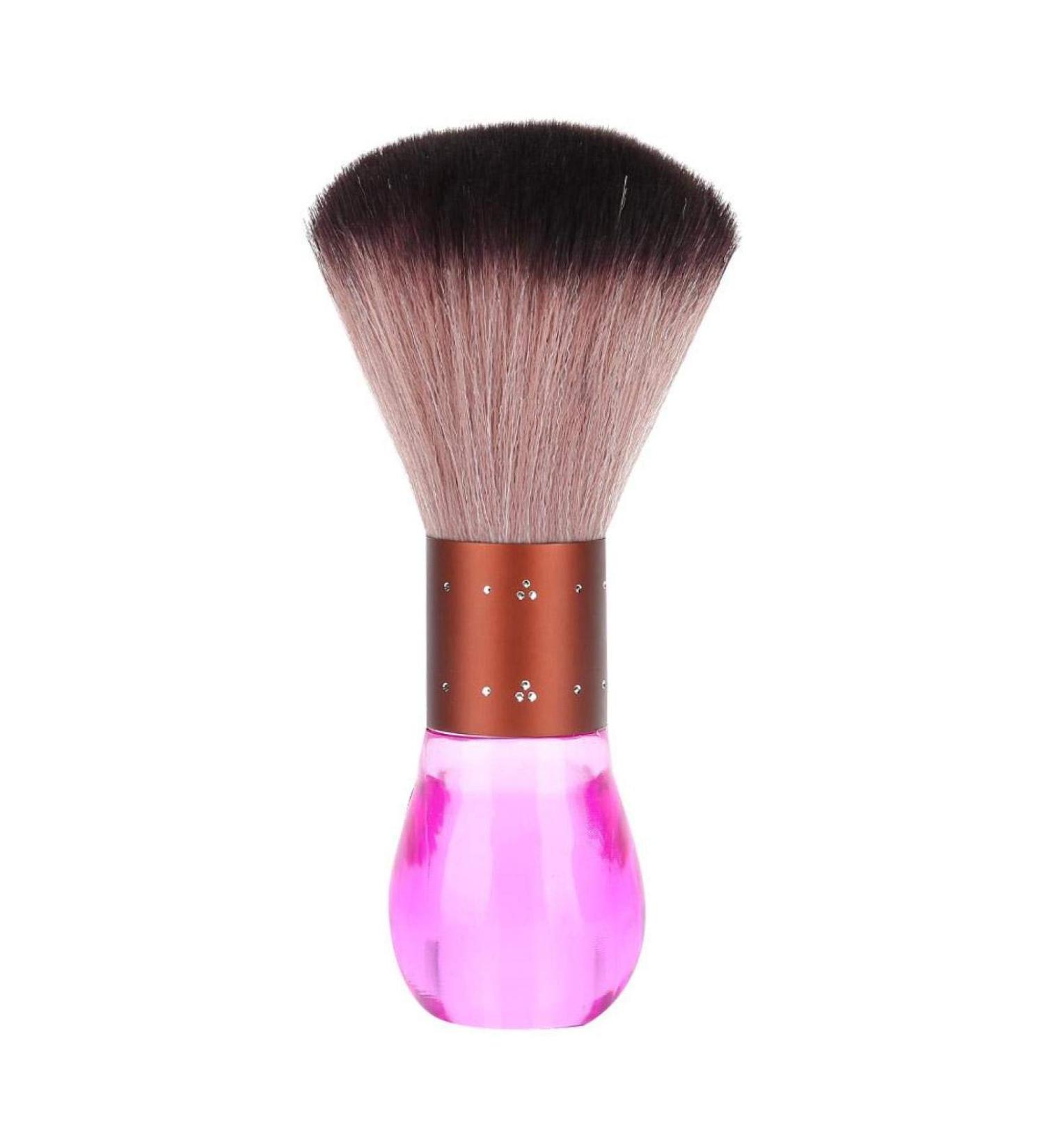Neck Dust Brush for Hairdressers | Face & Hair Dusting Brush in Pink - Perfect Salon Tool - Buy Online on GoSupps.com