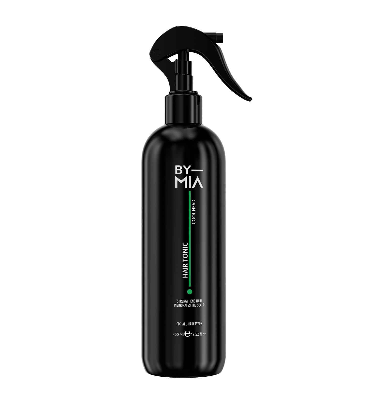 BY MIA Hair Tonic for Men and Women 400 ml | Scalp Tonic | Strengthens Hair | Promotes Healthy Hair Growth | Fresh and Refreshing Formula | Formula - Buy Online on GoSupps.com