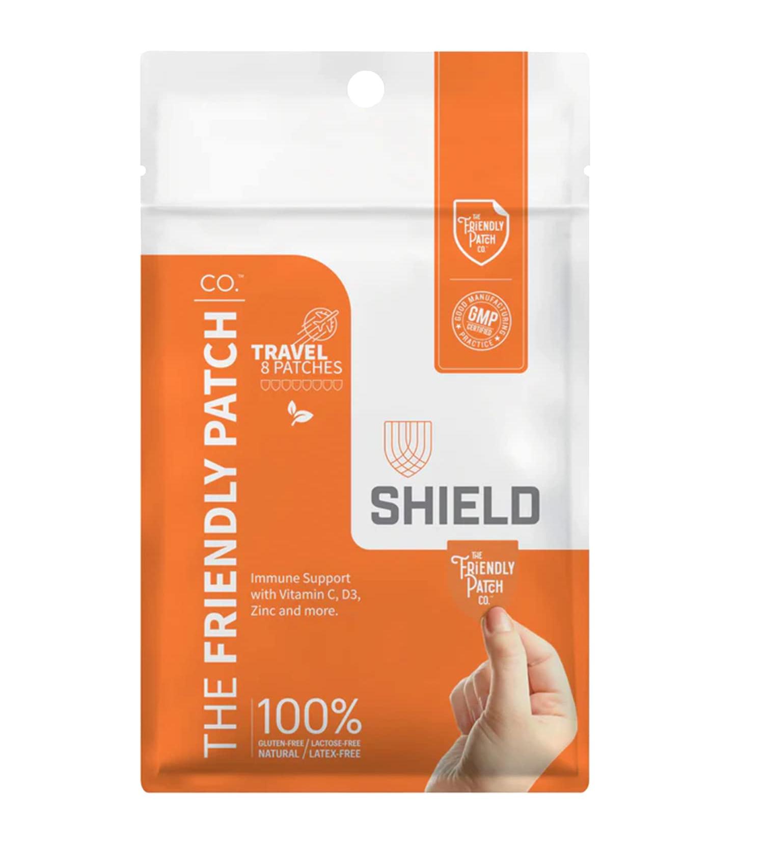 Friendly Patch Shield Patch - Vitamin D3, C & Zinc - Travel Pack - Buy Online on GoSupps.com