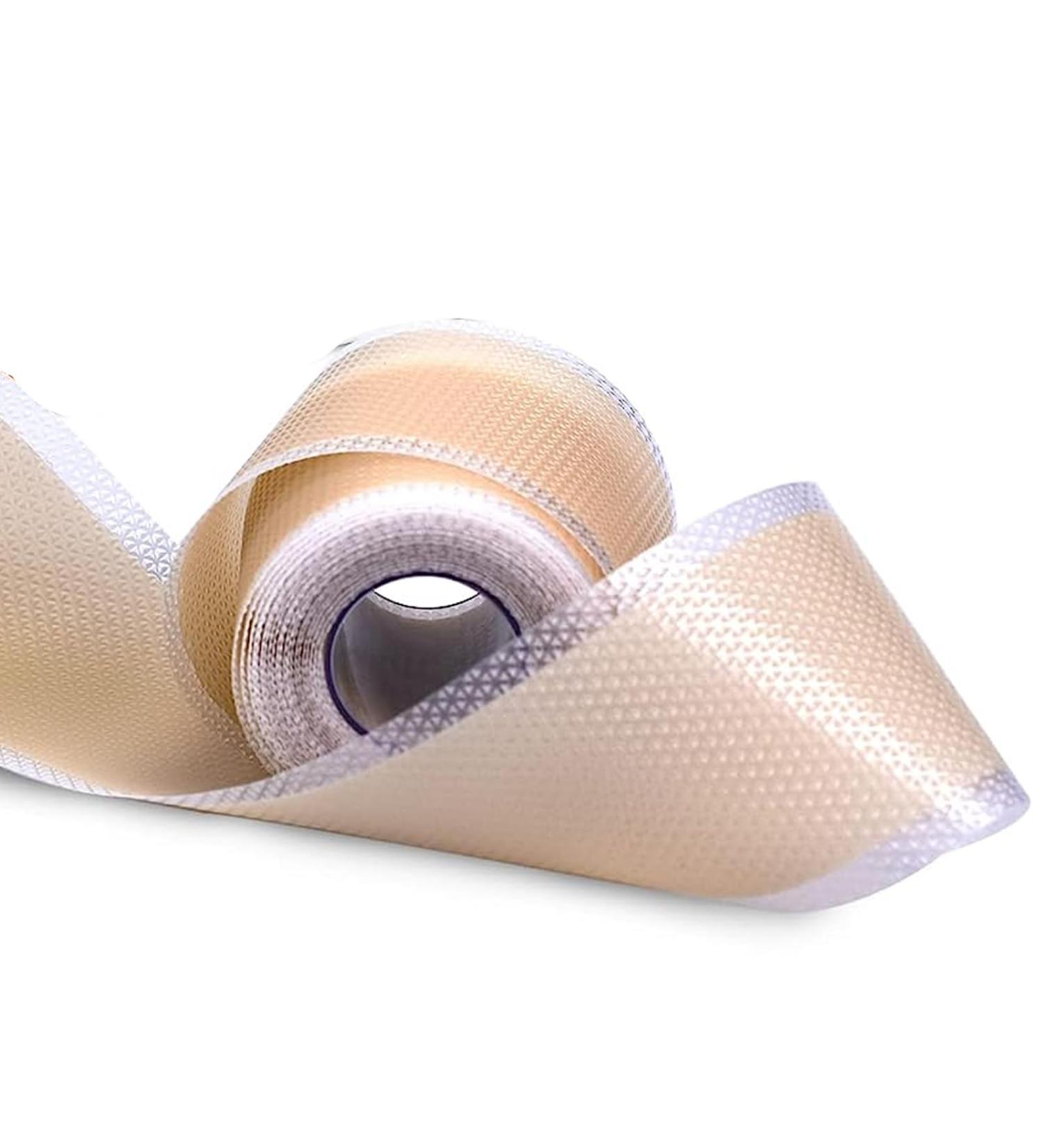 Acdion Silicone Scar Strips 1.6x60-Inches Scar Silicone Sheets Reusable Silicone Scar Removal Tape Washable Silicone Sheet for C-Section Burn Keloid