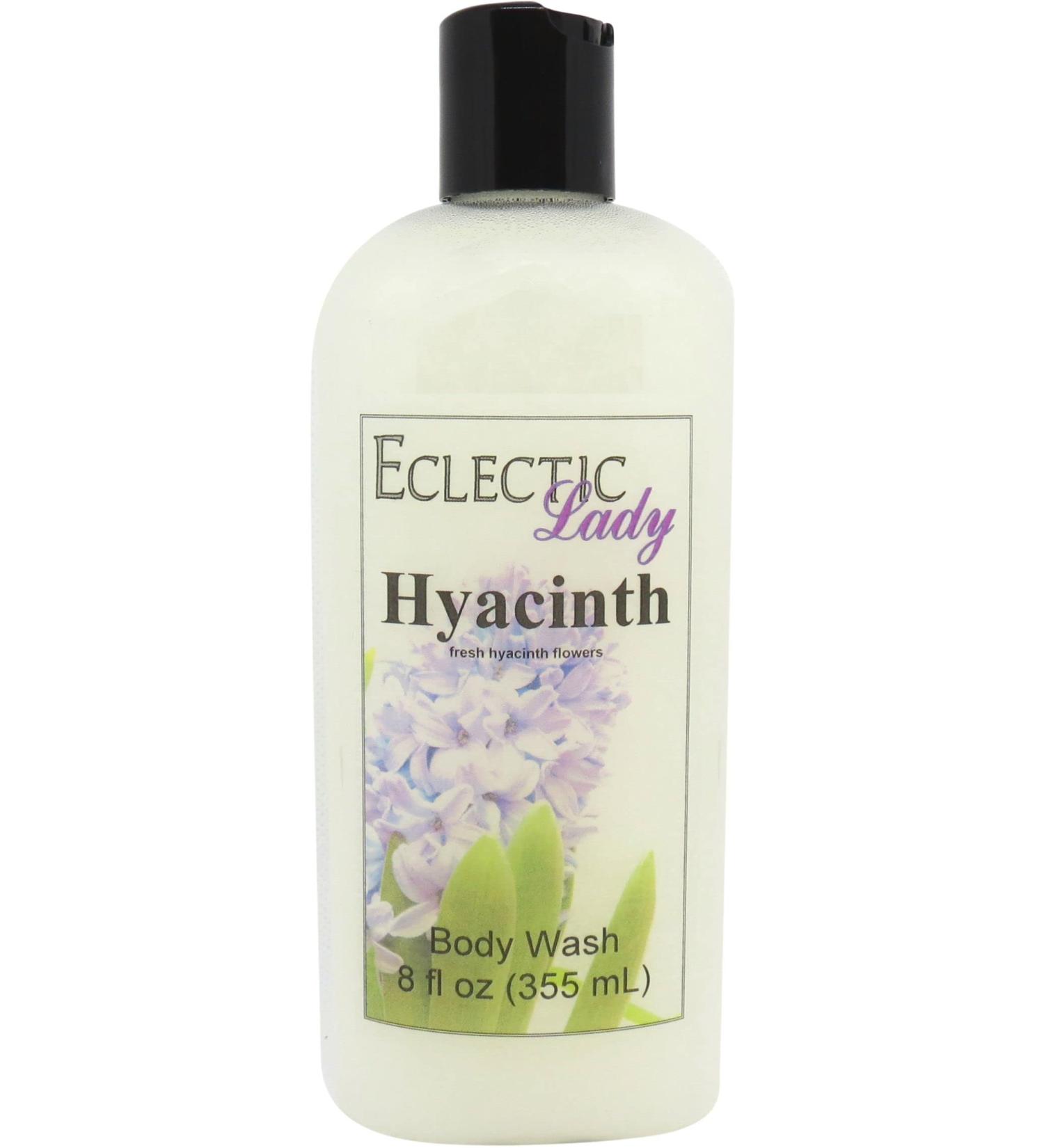 Eclectic Lady Liquid Pearl Body Wash - Hyacinth Scent 3-in-1 Use For Bubble Bath Hand Soap & Body Wash Phthalate-Free Hyacinth Fragrance Handcrafted in USA (8 oz) 8 Fl Oz (Pack of 1) - Buy Online on GoSupps.com