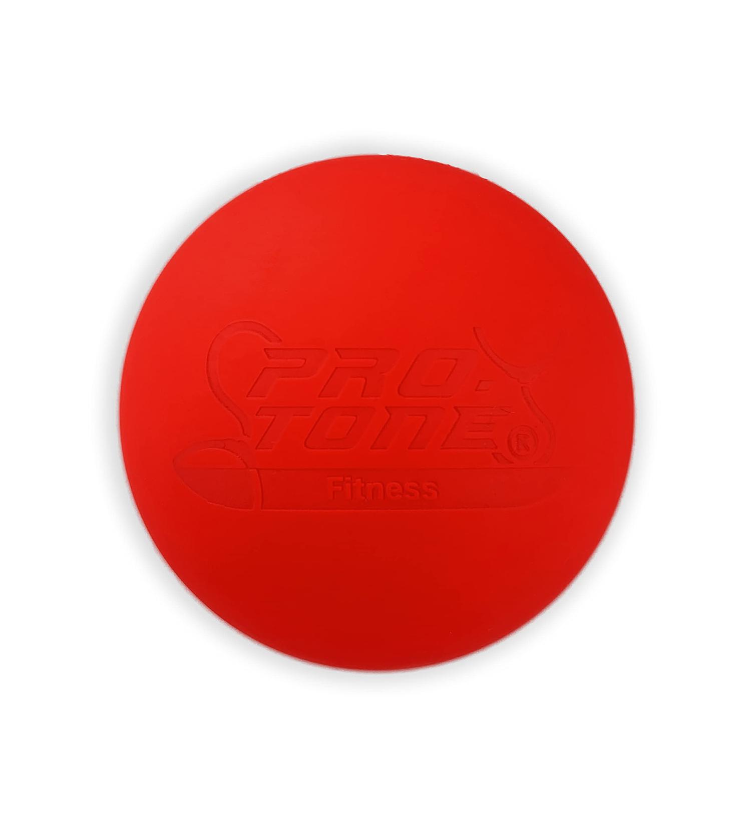 PROTONE Light Red Lacrosse Ball - Trigger Point Massage & Physiotherapy Tool for Crossfit Recovery - Buy Online on GoSupps.com