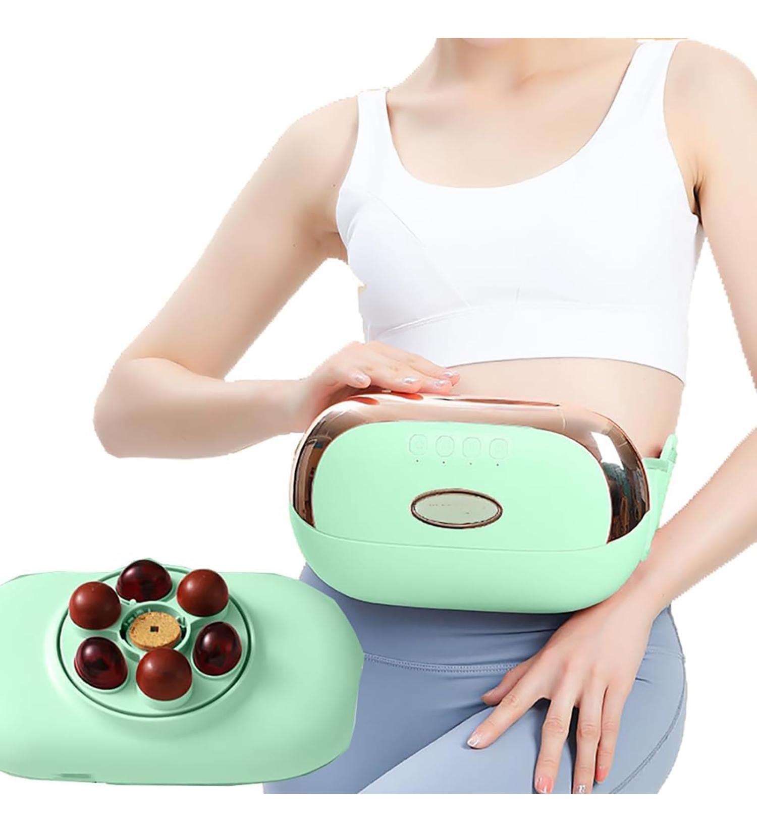 Mobyat Electrical Abdominal Heating Belt for Menstrual Pain Relief | 3 Intensity Levels Automatic Kneading & 15-Minute Timer | Ideal for Women & Girls - Buy Online on GoSupps.com