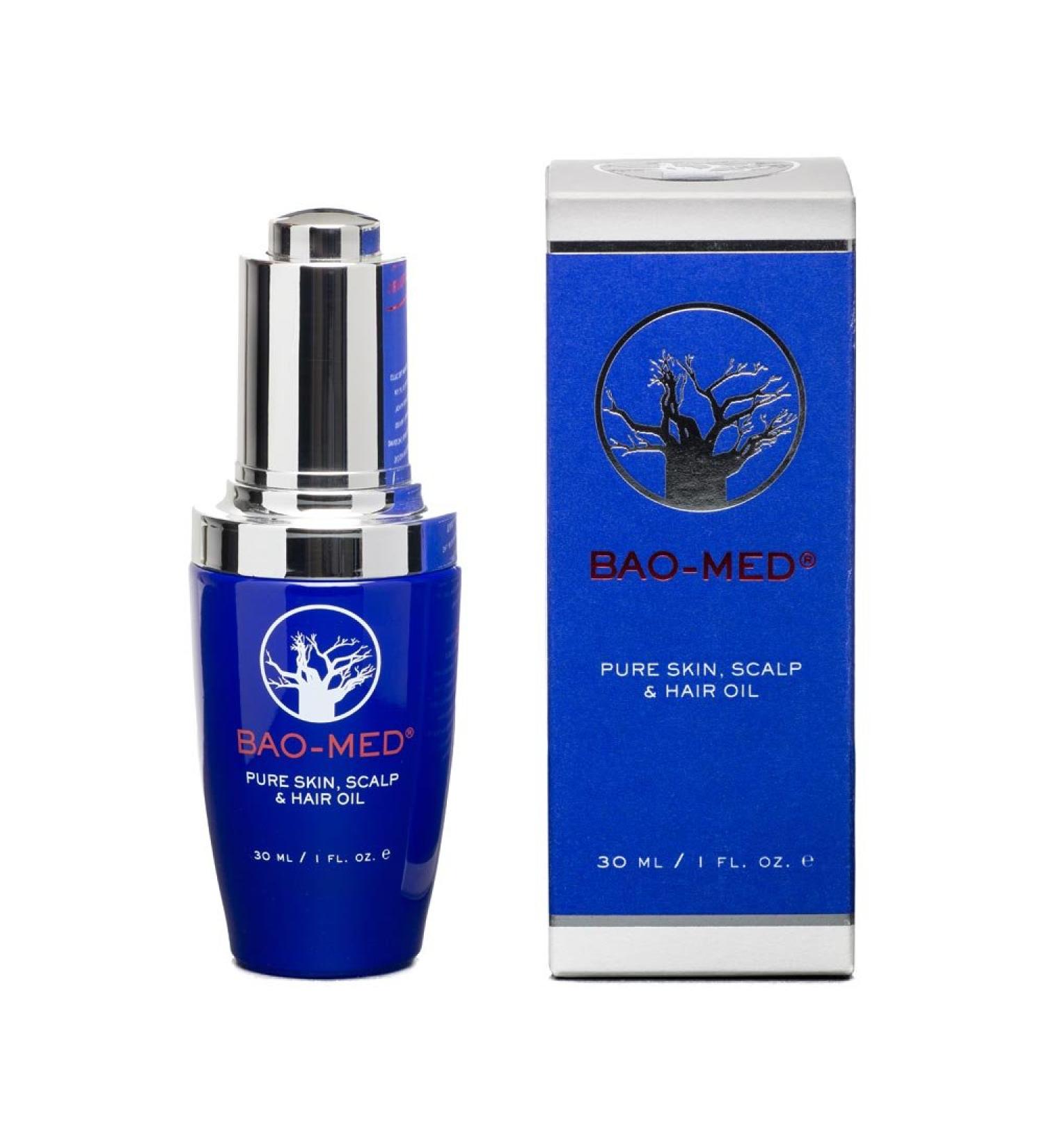 Therapro BAO-MED Pure Skin Scalp and Hair Oil - 1oz New!