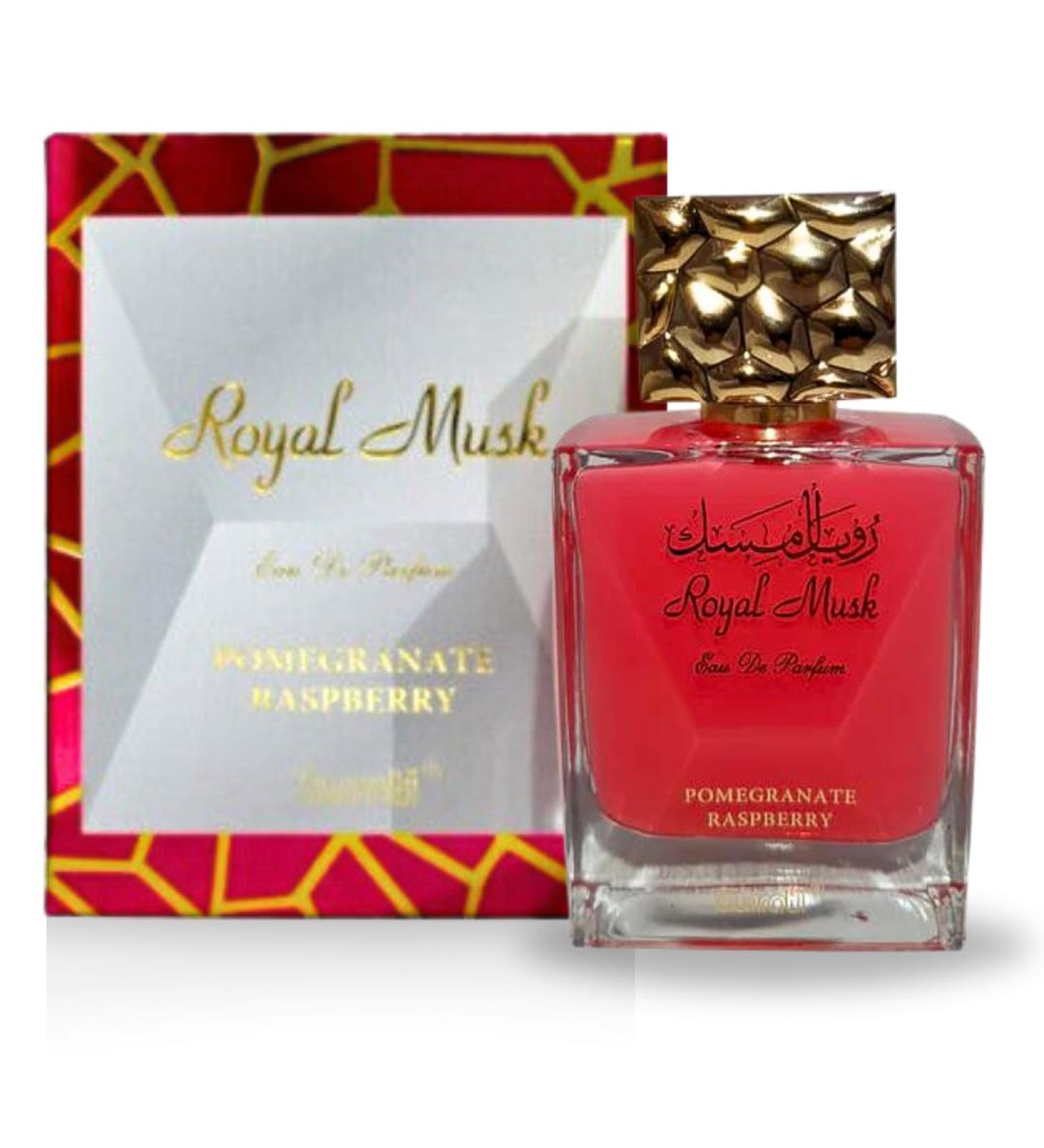Royal Musk Pomegranate Raspberry Arabian Perfumes For Women - Eau de Parfum Spray 100ML (3.4 OZ) Womens Perfume With Pineapple & Fruity Notes - Long Lasting Perfume For All Day Freshness 3.4 Fl Oz (Pack of 1) Royal Musk Pomegranate Raspberry - Buy Online on GoSupps.com