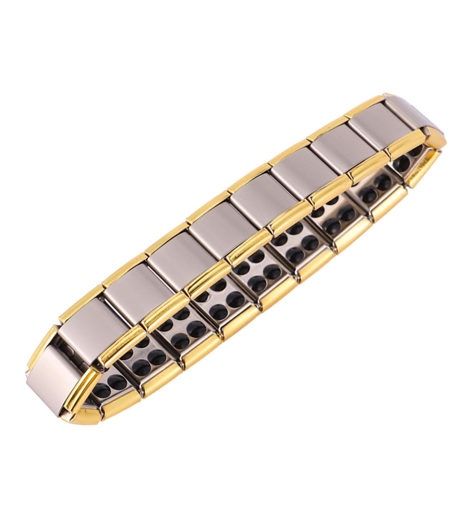 Buy 1pc Magnetic Bracelet for Carpal Tunnel Relief - Hematite Bangle & Stainless Steel Anklet Jewelry for Men - Buy Online on GoSupps.com