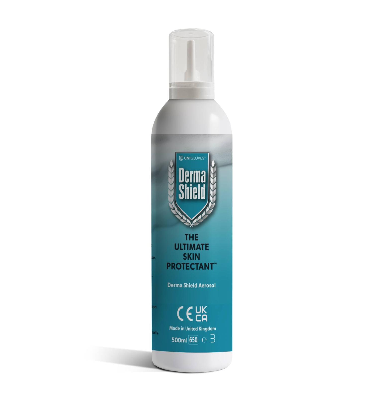 Derma Shield Barrier Cream 500ml Mousse - The Ultimate Waterproof Skin Shield for Hands Body Face - Clinically Proven Protection and Relief for Contact Dermatitis Dry Skin - Buy Online on GoSupps.com