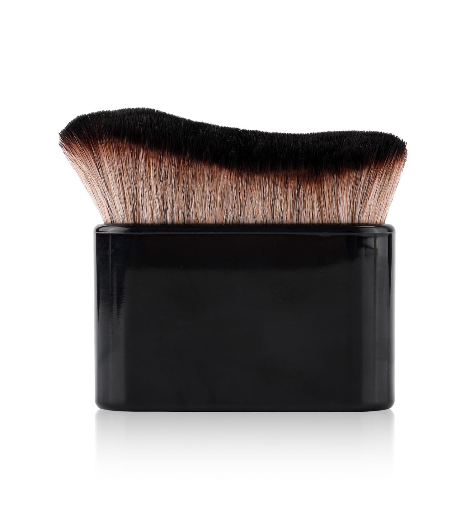 Self Tanner Applicator Brush - Kabuki Face & Body Makeup Brushes (Black-Brown) - Buy Online on GoSupps.com