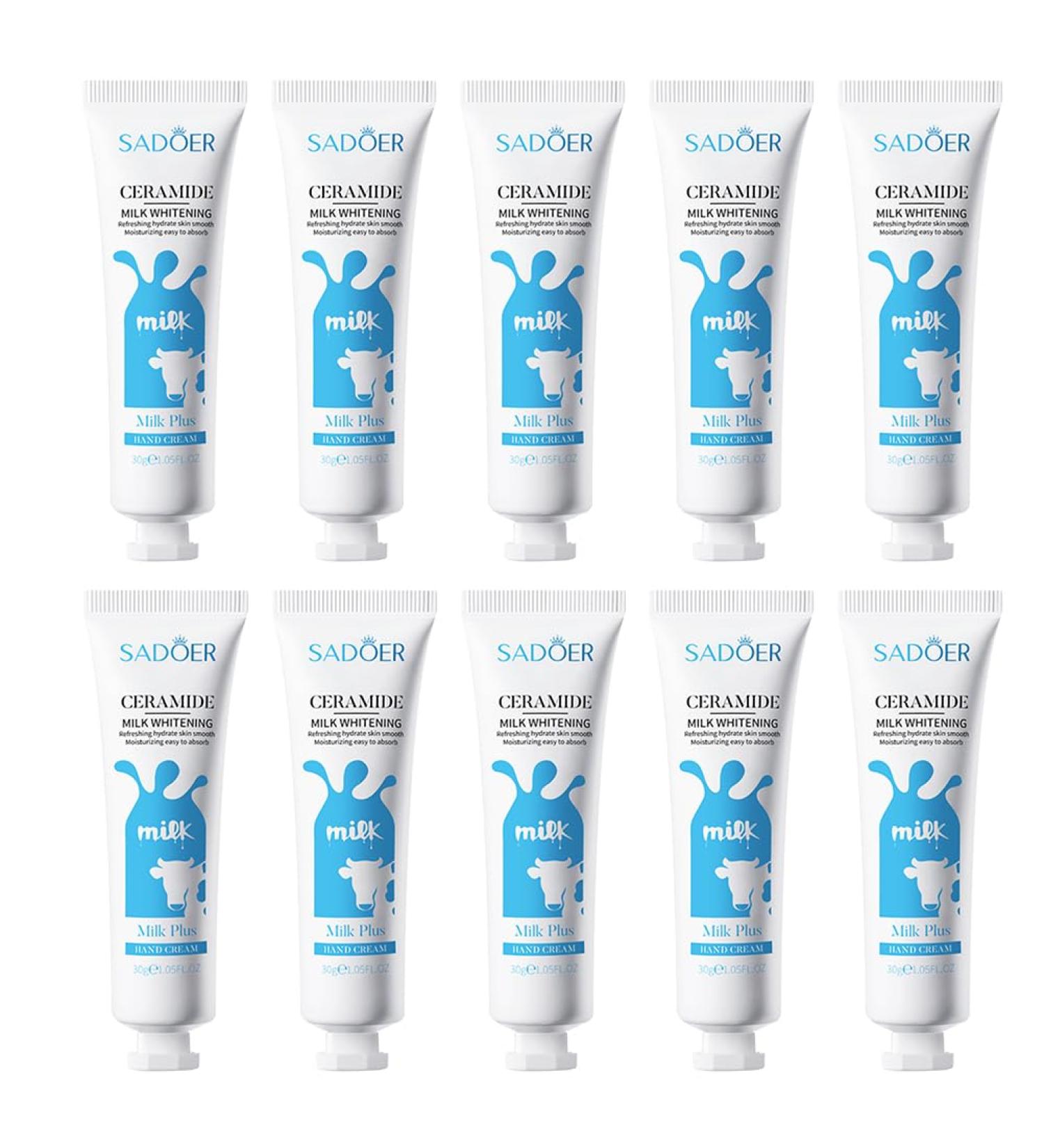 BakerMiche Whitening Hand Cream 30g x 10Pcs Daily Moisturizing Hand Cream Keep your hands smooth and delicate deep nourishing hand lotion nongreasy hand cream - Buy Online on GoSupps.com