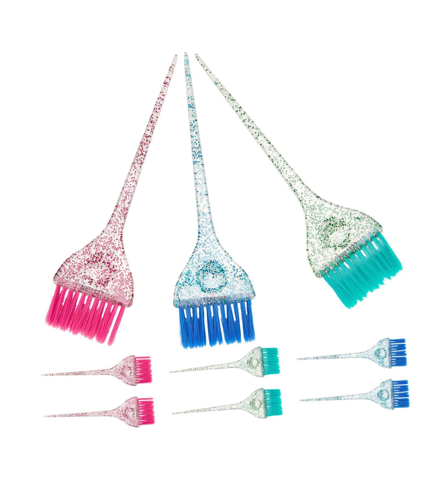 Lot De 9 Pinceaux De Coloration Et De Teinture Pour Cheveux Pour M ches Outil De Coiffure Applicateur De Teinture Pour Cheveux - Buy Online on GoSupps.com