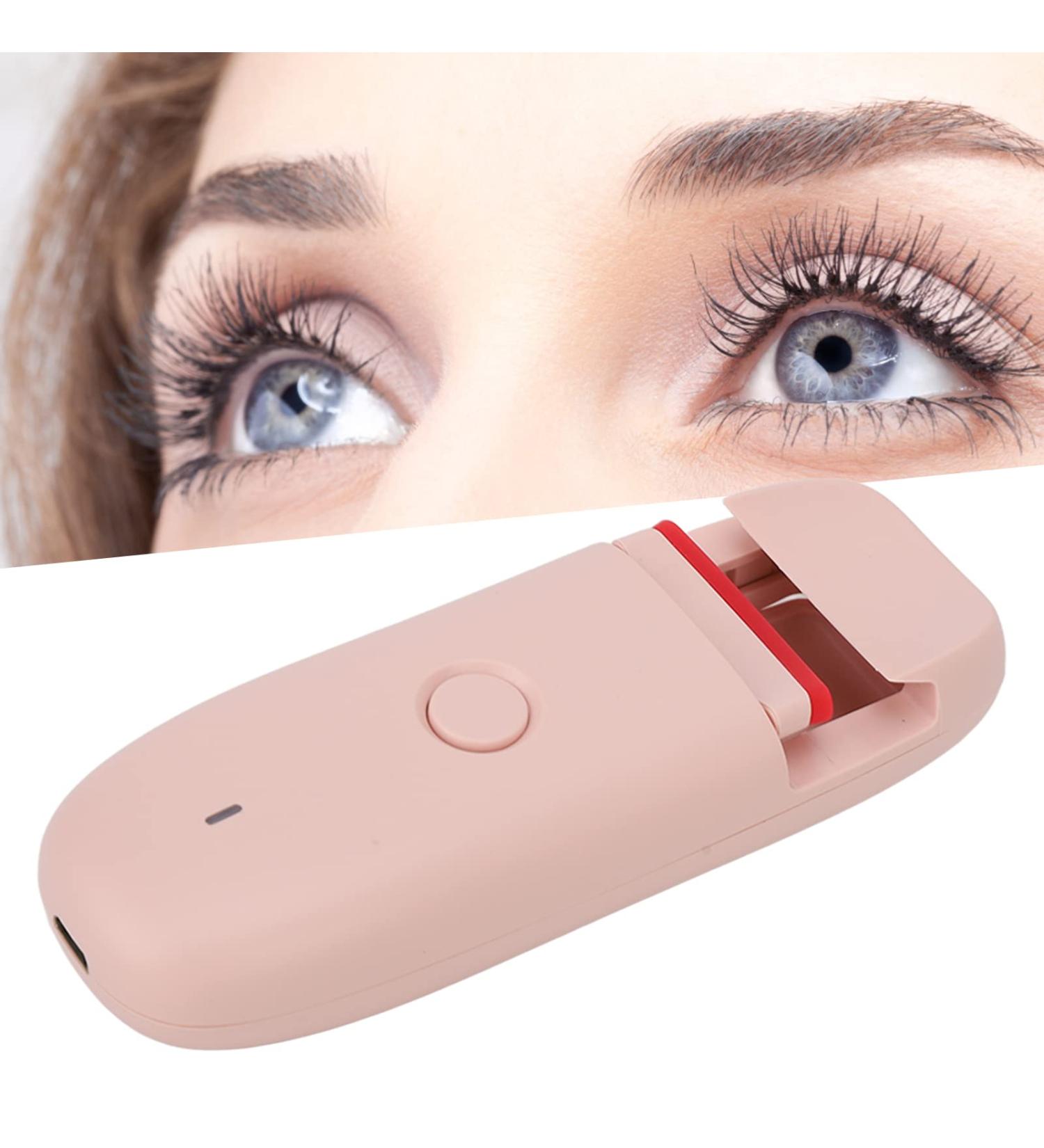 Heated Eyelash Curlers Electric Lash Curler with Larger Heating Silicone Pad Small Portable USB Charging Constant Temperature Lasting Styling Electric Eyelash Curler (2) - Buy Online on GoSupps.com
