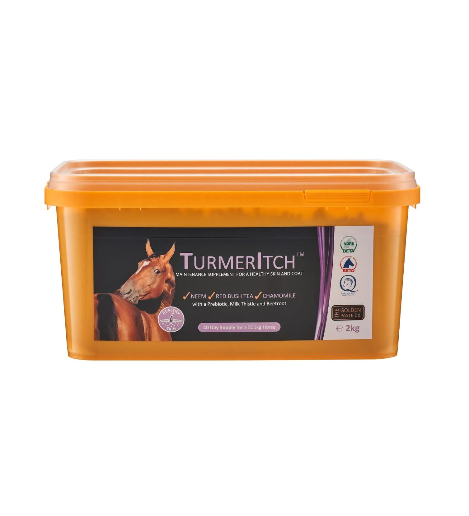 The Golden Paste Company TurmerItch Maintenance Horse Turmeric Supplement for a Healthy Skin and Coat 2kg - Buy Online on GoSupps.com