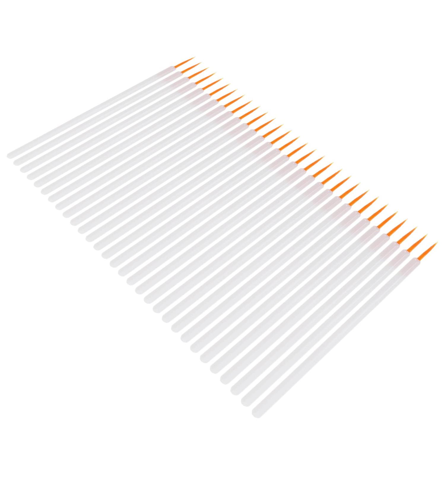 Baluue 100pcs Disposable Eyeliner Brush Makeup Gadgets Powder Eyeliner Brush Eye Line Brush Nylon White - Buy Online on GoSupps.com