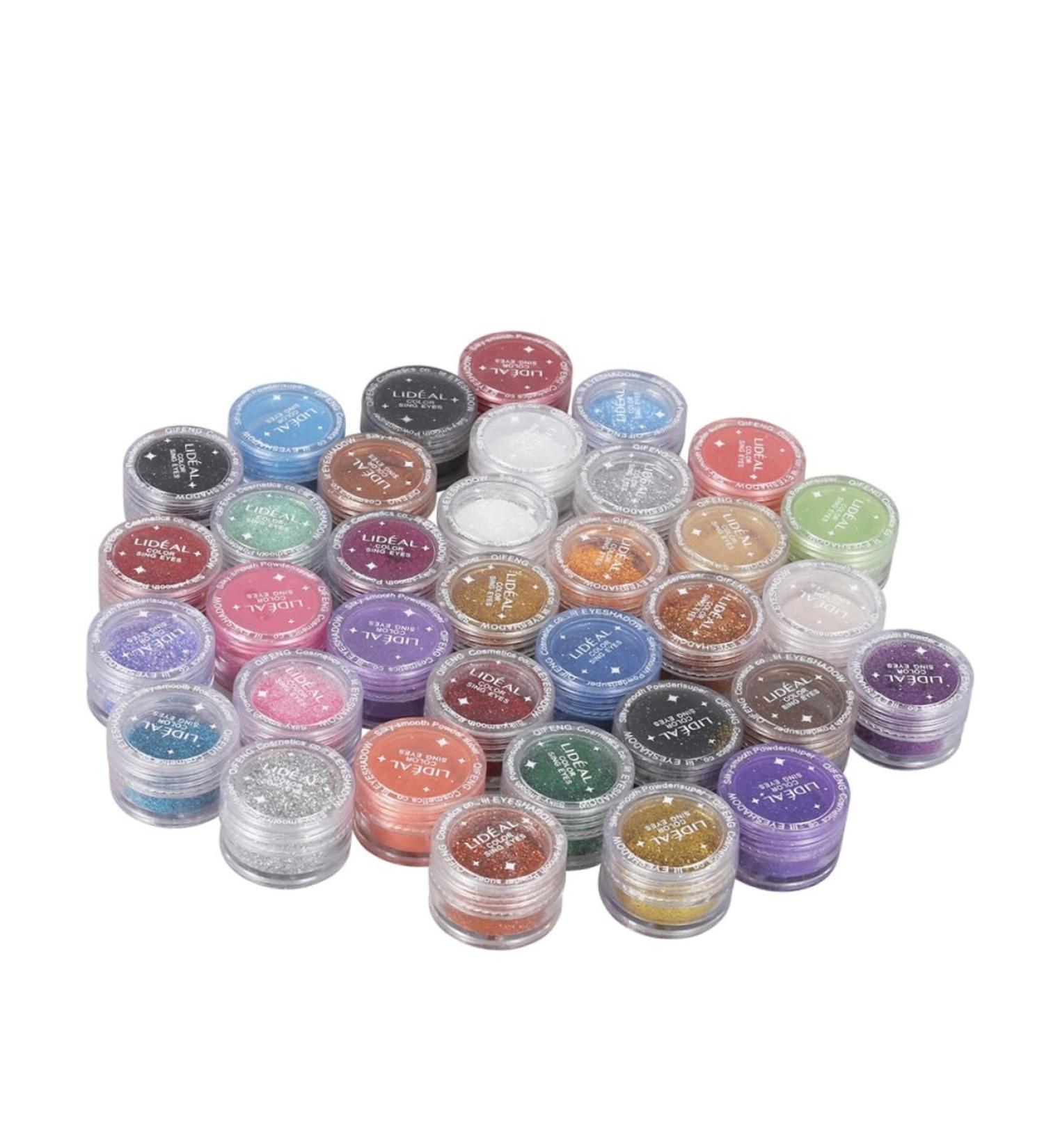 TOVINANNA 30pc Loose Eyeshadow Glitter Eyeshadow Pigments Powder Eye Shadow Pearlescent - Buy Online on GoSupps.com