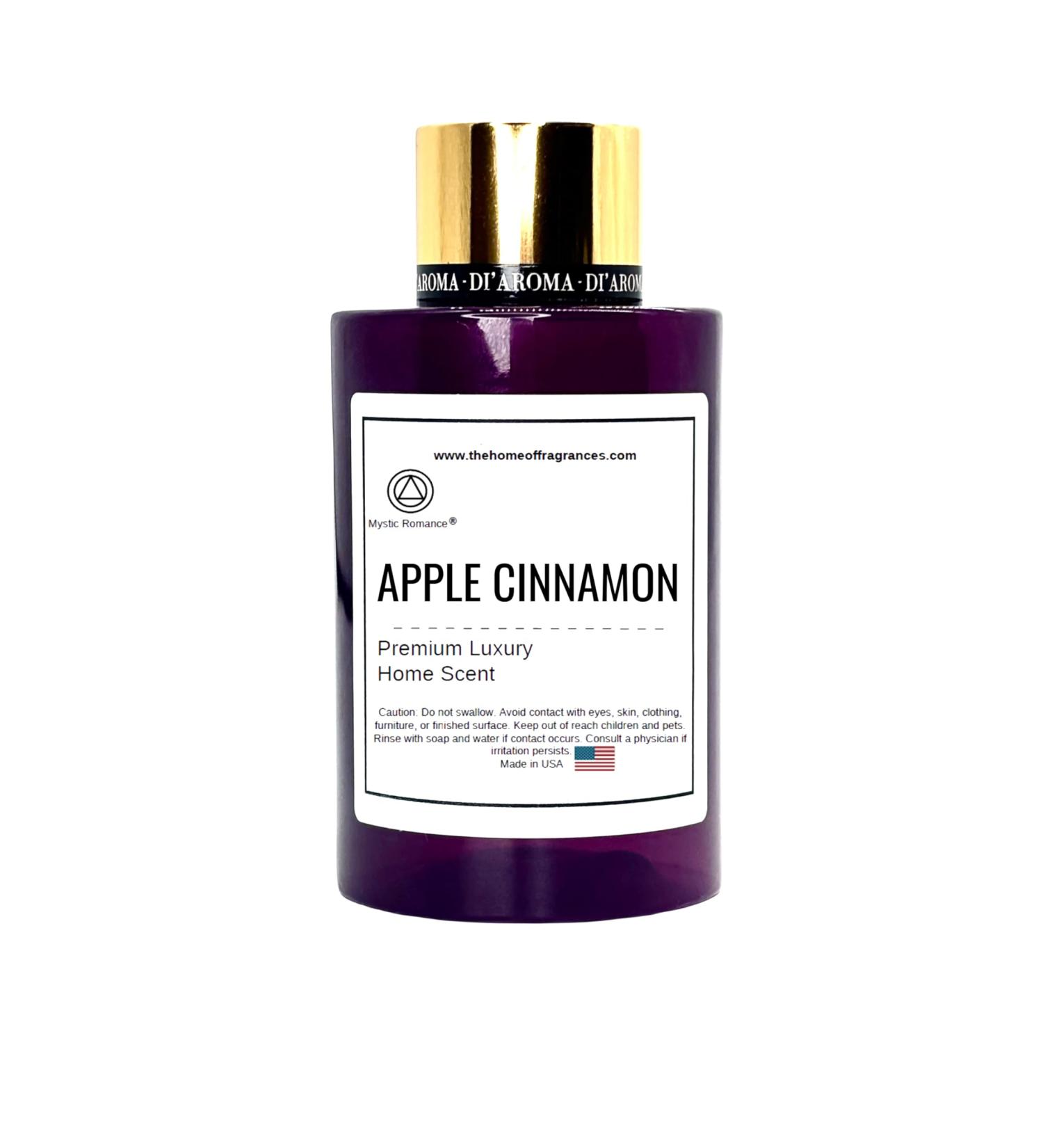 Mystic Romance Apple Cinnamon Aroma Oil Blend Waterless Diffuser Diffuser Aroma Oil Blends Made in USA (120ml) - Buy Online on GoSupps.com