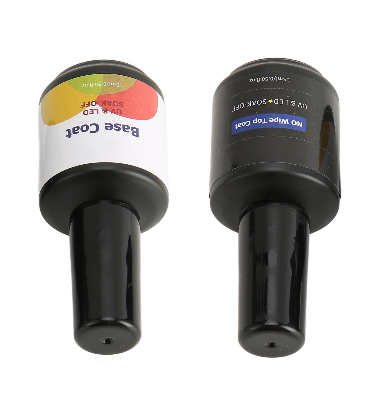 Nail Top Coat Base Coat Set Professional Nail Salon Long Lasting Shine Finish Clear Nail Art Base Top Coat - Buy Online on GoSupps.com