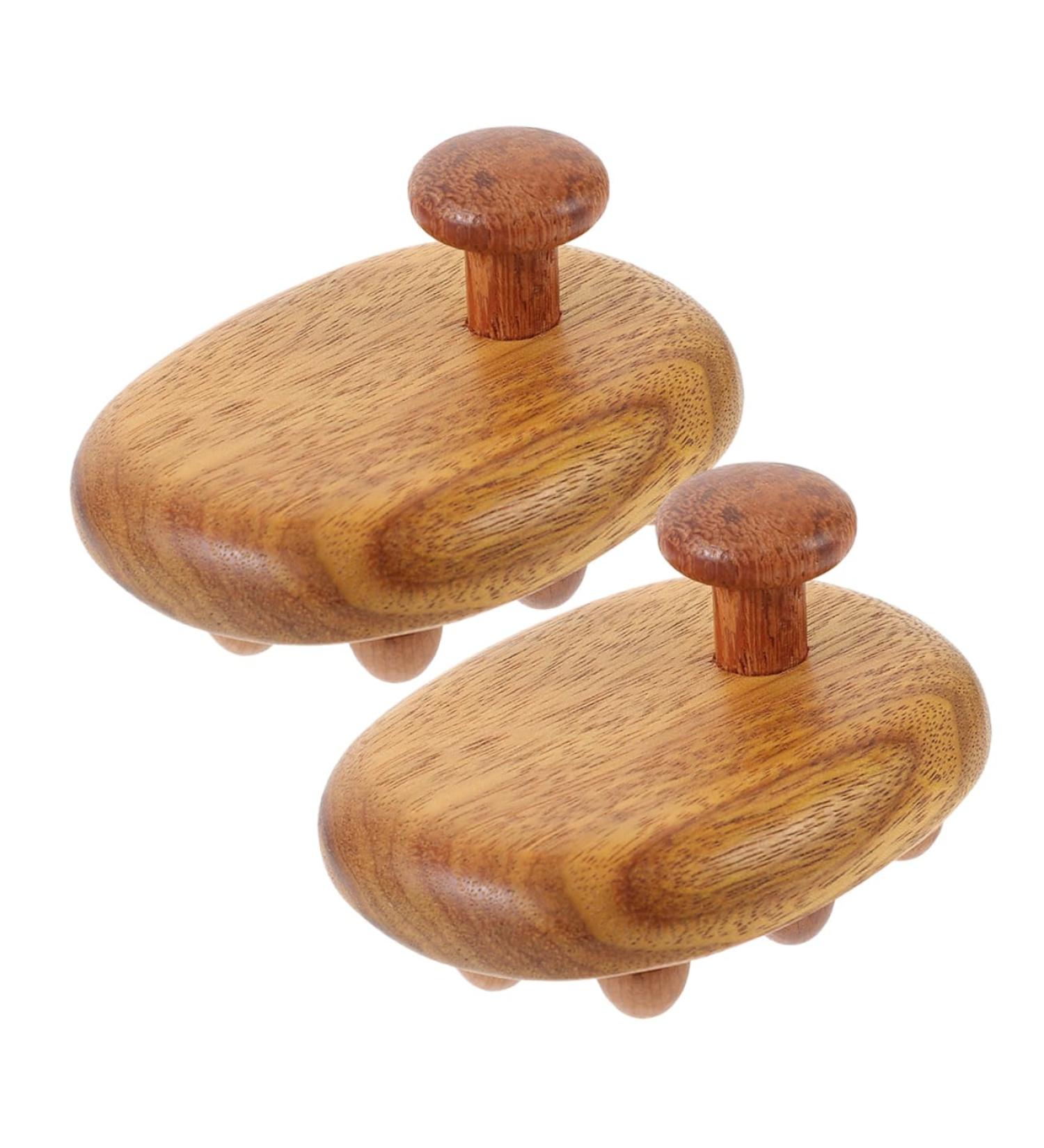 Buy Sewoart 2-Piece Massage Brush & Wooden Wide Tooth Comb - Natural Hair Care & Body Massager for Scalp & Back - Buy Online on GoSupps.com