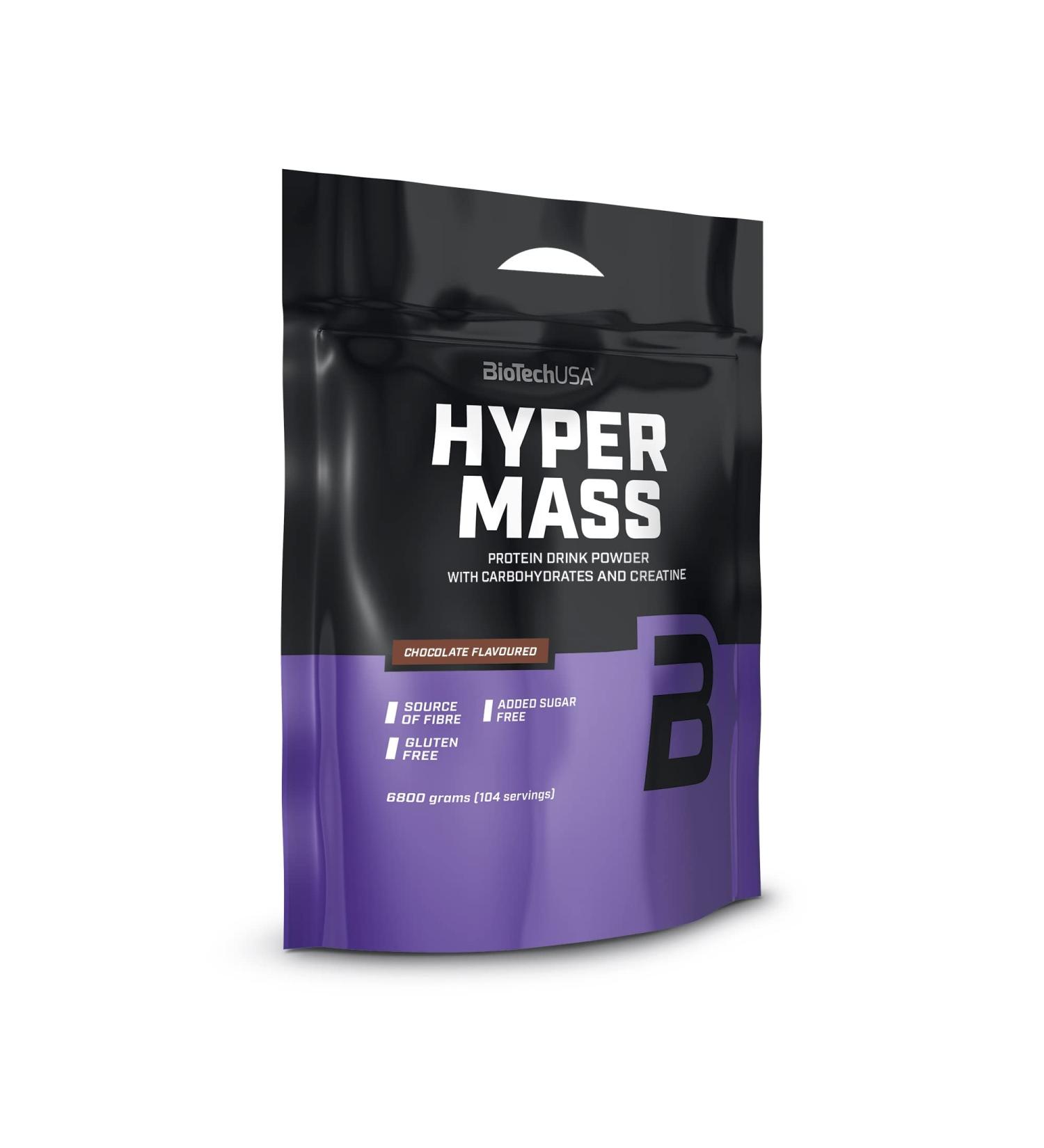Biotechusa Hyper Mass - Chocolate Mass Gainer 6.8kg | Gluten-Free Protein & Carbs | Micronized Creatine | International Shipping - Buy Online on GoSupps.com