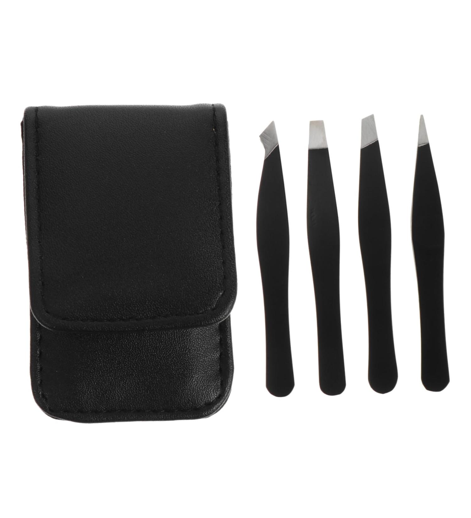 Beavorty 1 Set Eyebrow Tweezers Eyebrow Scissor Beauty Eyebrow Tweezer Eyebrow Hair Tweezers Nose Hair Facial Hair Tweezers Eyebrow plier Hair Clip Miss Stainless Steel Make up Eyebrow Clip 8.5x5.3cm Black - Buy Online on GoSupps.com