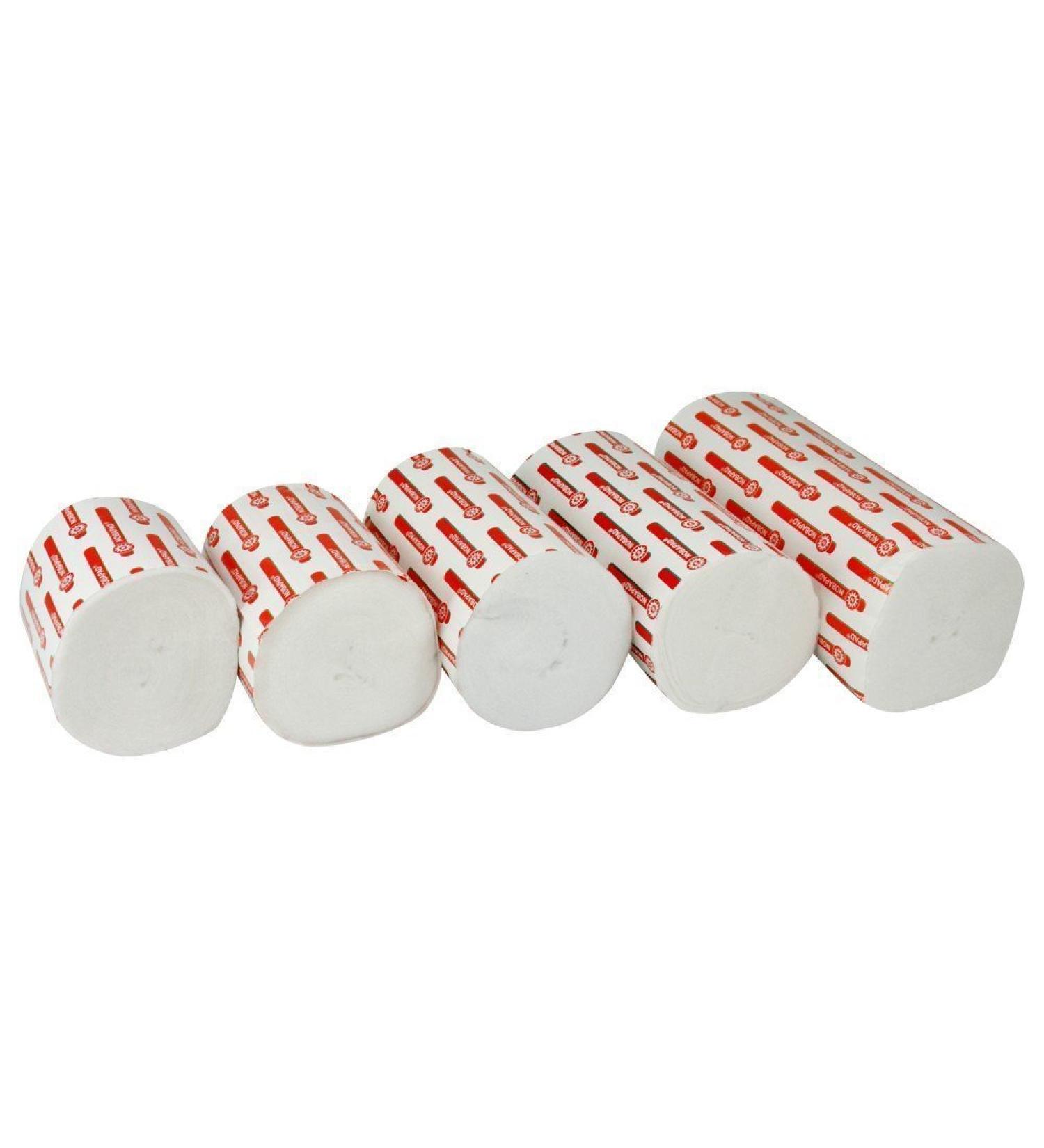 Noba Nobapad Padded Bandages - Synthetic Cotton Wool 5 Rolls (3m x 12cm) Ideal for International Shipping - Buy Online on GoSupps.com