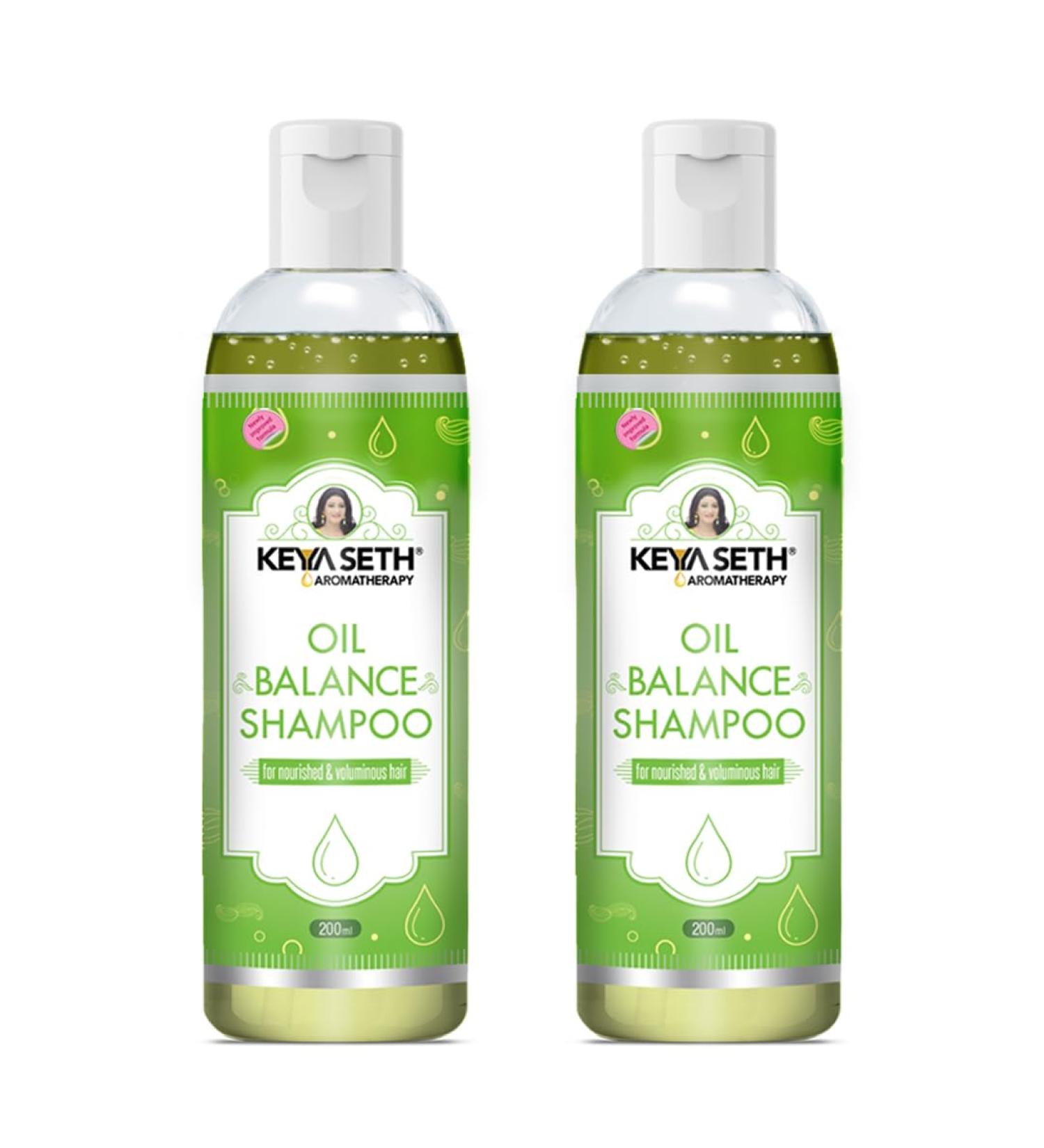 Oil Balance Shampoo for Oily Scalp & Dandruff - Volume Boost & Bouncy Hair with Pro Vitamin B5 Lemon & Lavender - 200ml - Buy Online on GoSupps.com