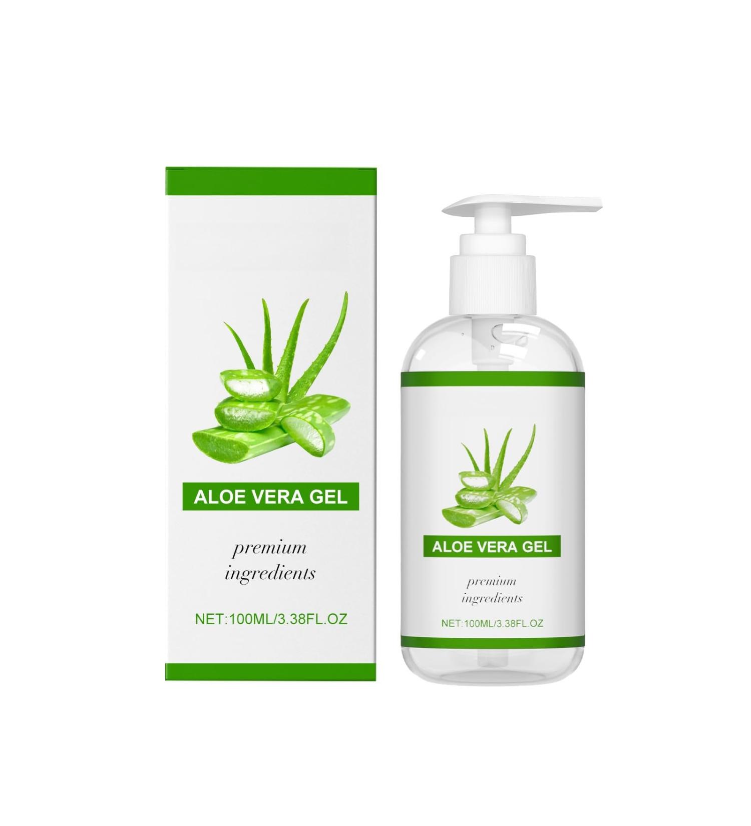 Gel D'aloe Vera Bio - Soin Hydratant Doux Et Nourrissant For Le Corps Et Les Massages Quotidiens - Buy Online on GoSupps.com
