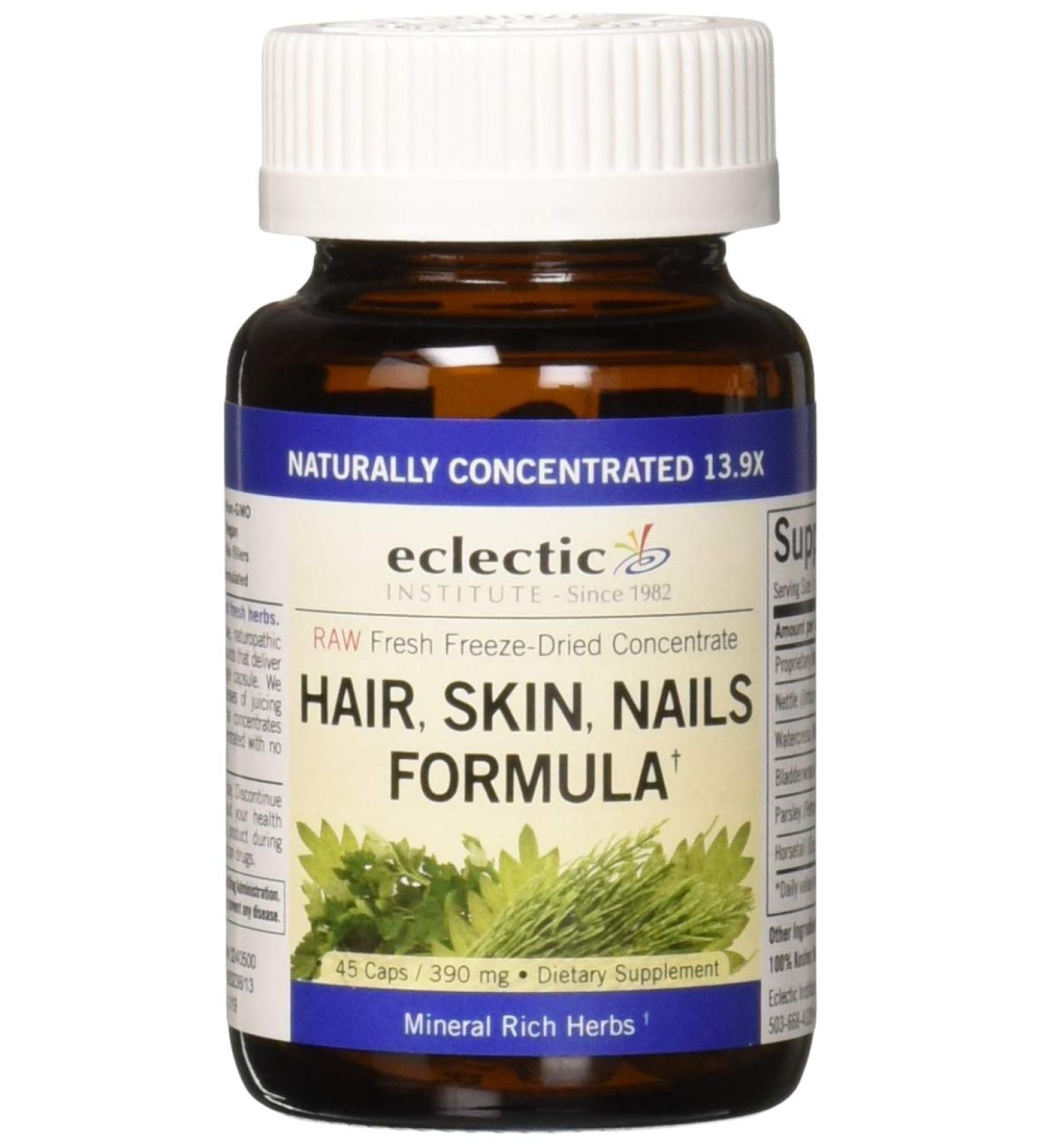 Eclectic Hair Skin Nail Formula Fdcv Blue 45 Count - Nourishing Supplement for Healthy Hair, Skin, and Nails - Buy Online on GoSupps.com