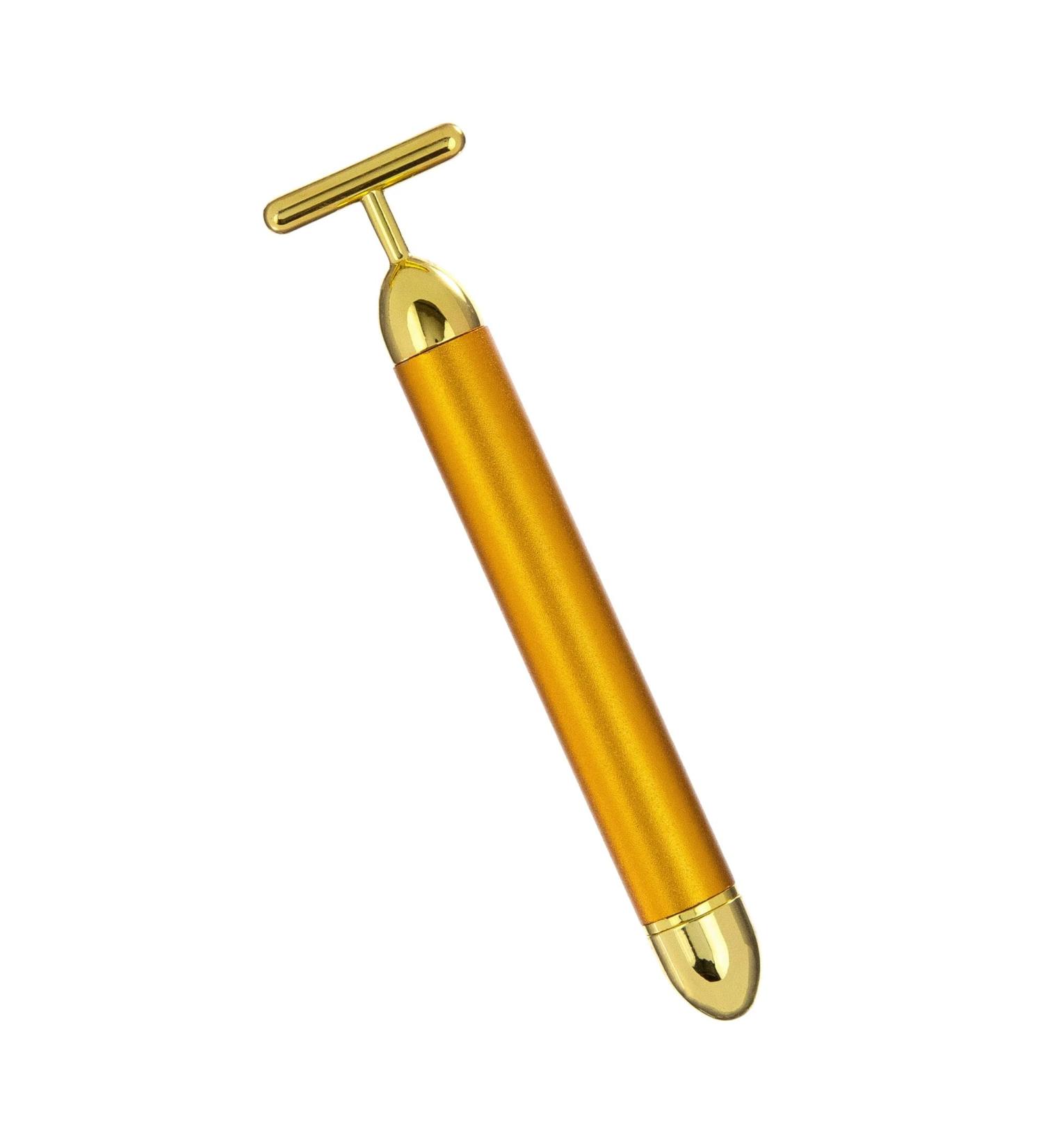WEWELL Gold Sculpting Bar - Premium Vibrating Facial Roller for Radiant Skin | International Shipping Available - Buy Online on GoSupps.com