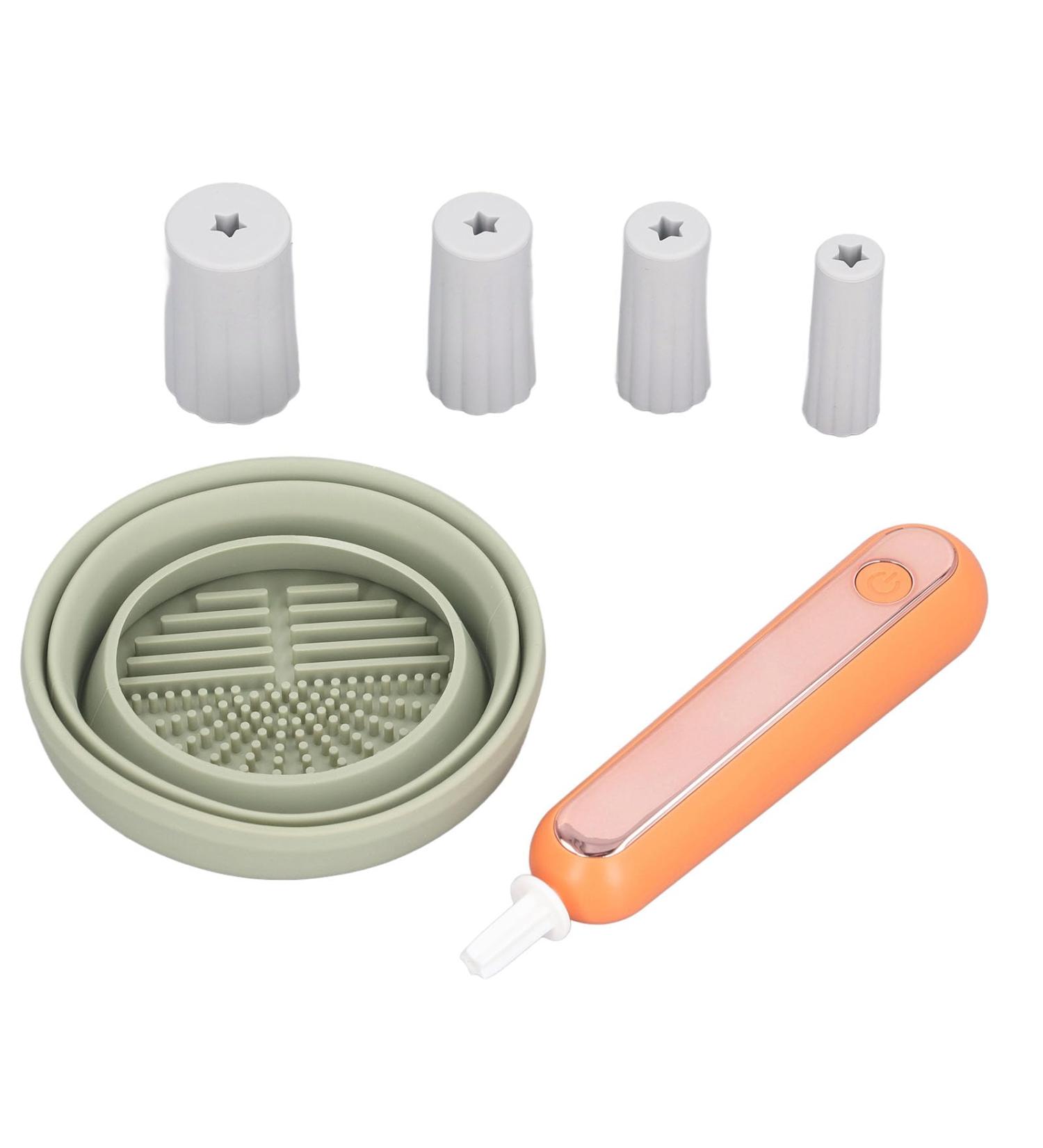 Buy Portable Electric Cosmetic Brush Cleaner - Automatic Quick Cleaning & Drying - Effective Silicone Makeup Brush Cleaner for Global Shipping - Buy Online on GoSupps.com