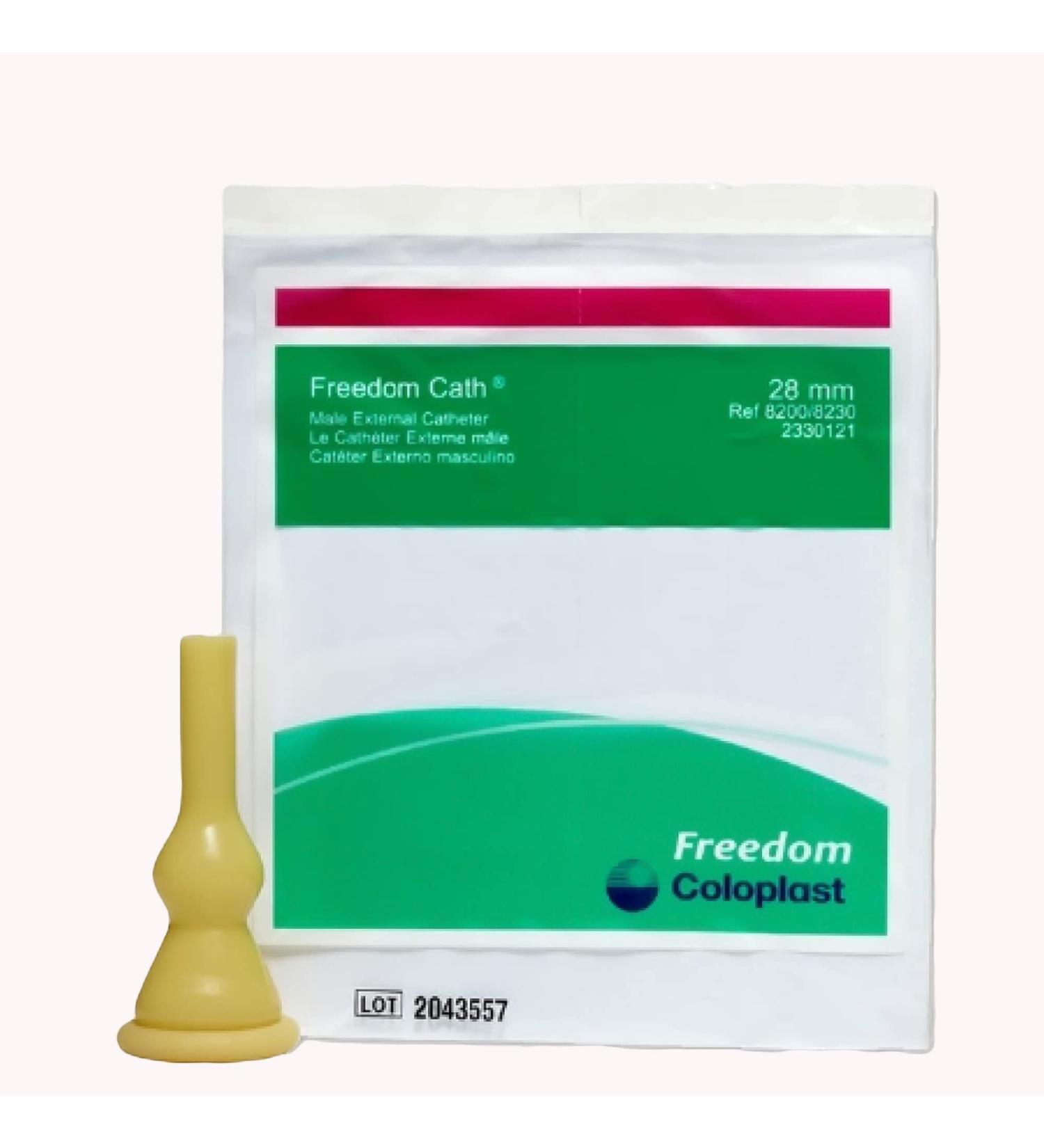 Freedom Cath Disposable Latex Male External Catheter 28 mm - 100 Count | Premium Quality & Fast International Shipping - Buy Online on GoSupps.com