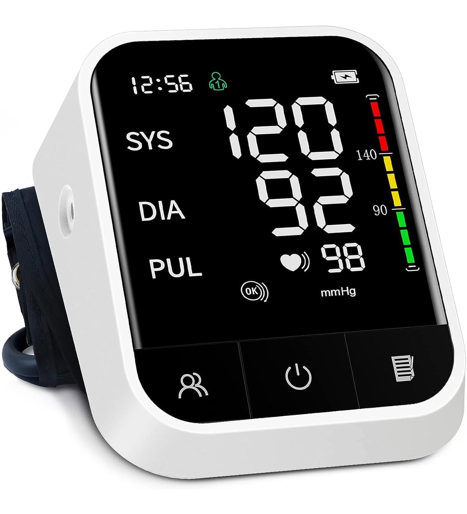 Blood Pressure Monitors CE Approved UK - Blood Pressure Monitor Upper Arm for Home Use Blood Pressure Machine with BP Cuff LED Backlight Display Heart Rate Detection 2x99 Records Cuff 22-42cm - Buy Online on GoSupps.com