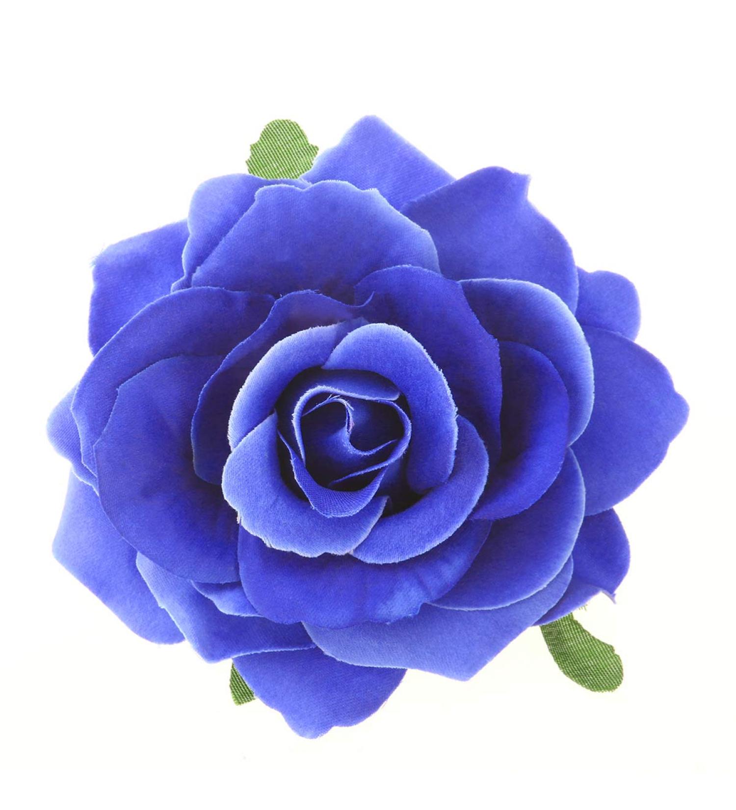 OSALADI Flower Hair Accessories Artificial Floral Hair Clip Big Rose Flower Hairpin Wedding Bridal Barrette Elegant Brooch Accessories for Women Girl Bridal Blue White Roses Artificial Flowers - Buy Online on GoSupps.com