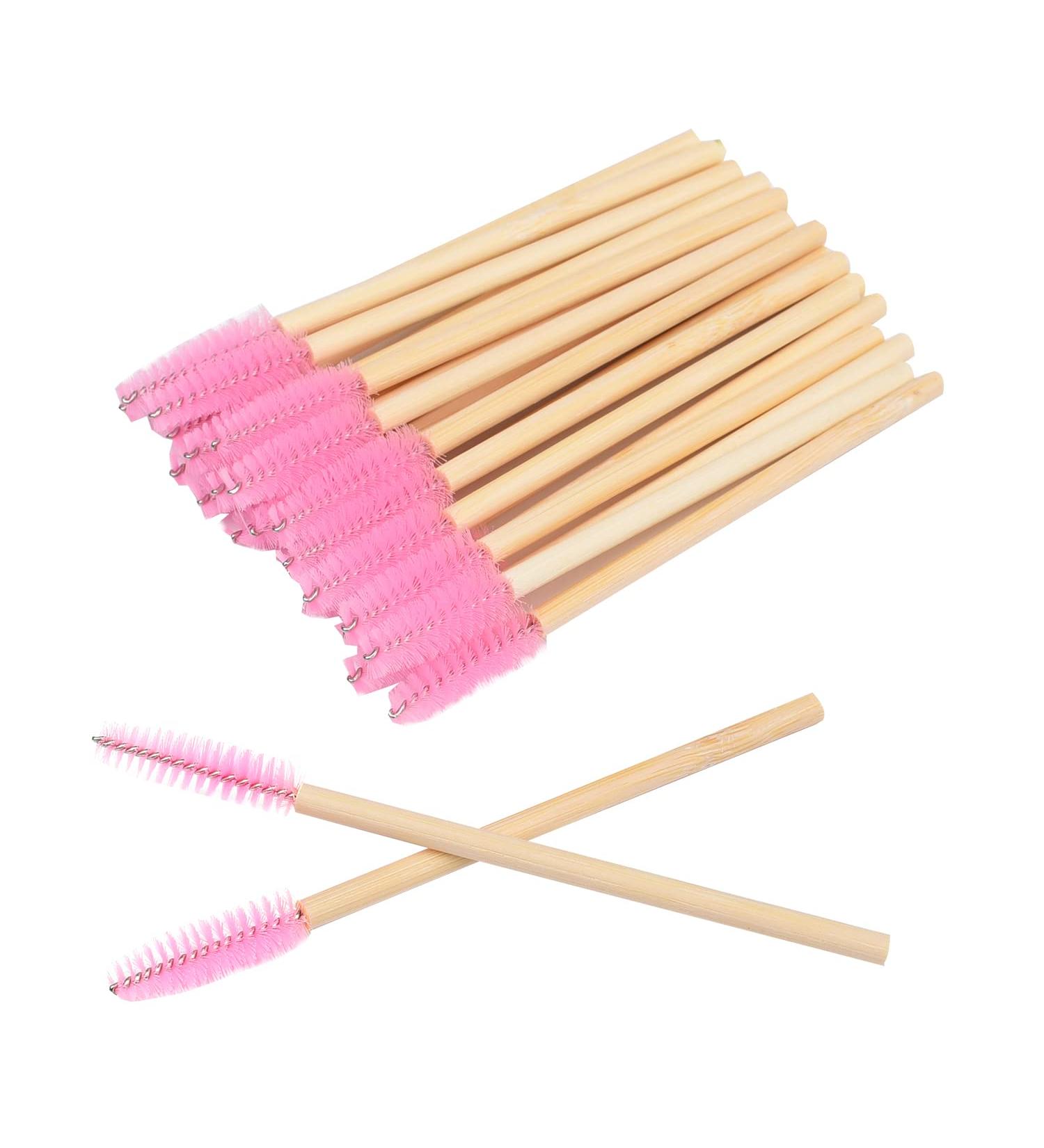 XNHIU Bamboo Lash Mascara Wands Eye Lash Applicators Eyelash Brushes for Lash Extensions (48) - Buy Online on GoSupps.com