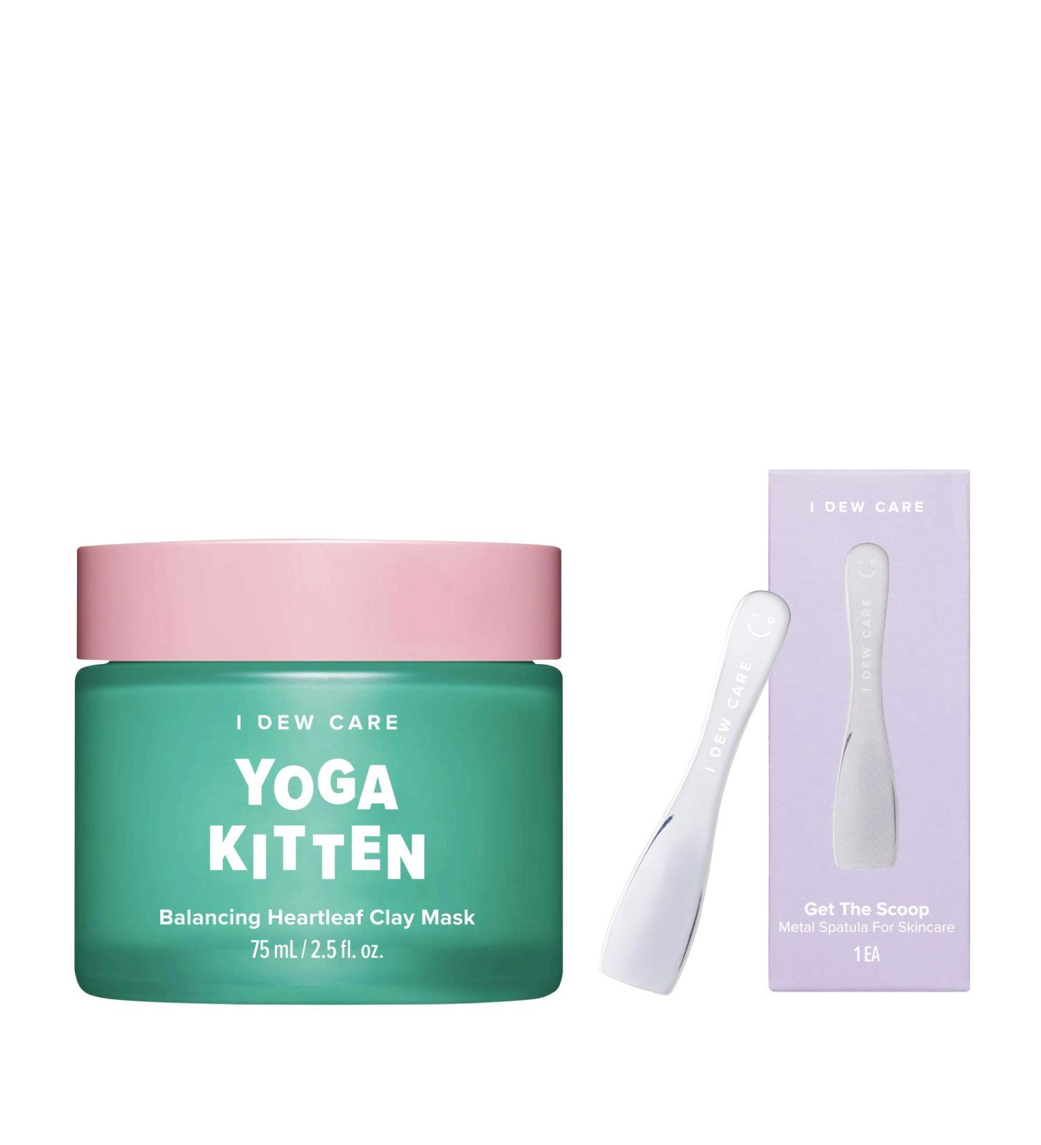 I Dew Care Yoga Kitten Heartleaf Clay Mask - Balancing Skincare 2.53 fl oz - Buy Online on GoSupps.com